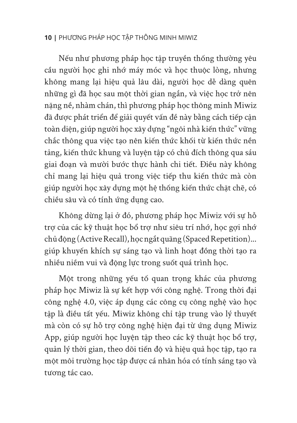 phương pháp học tập thông minh miwiz