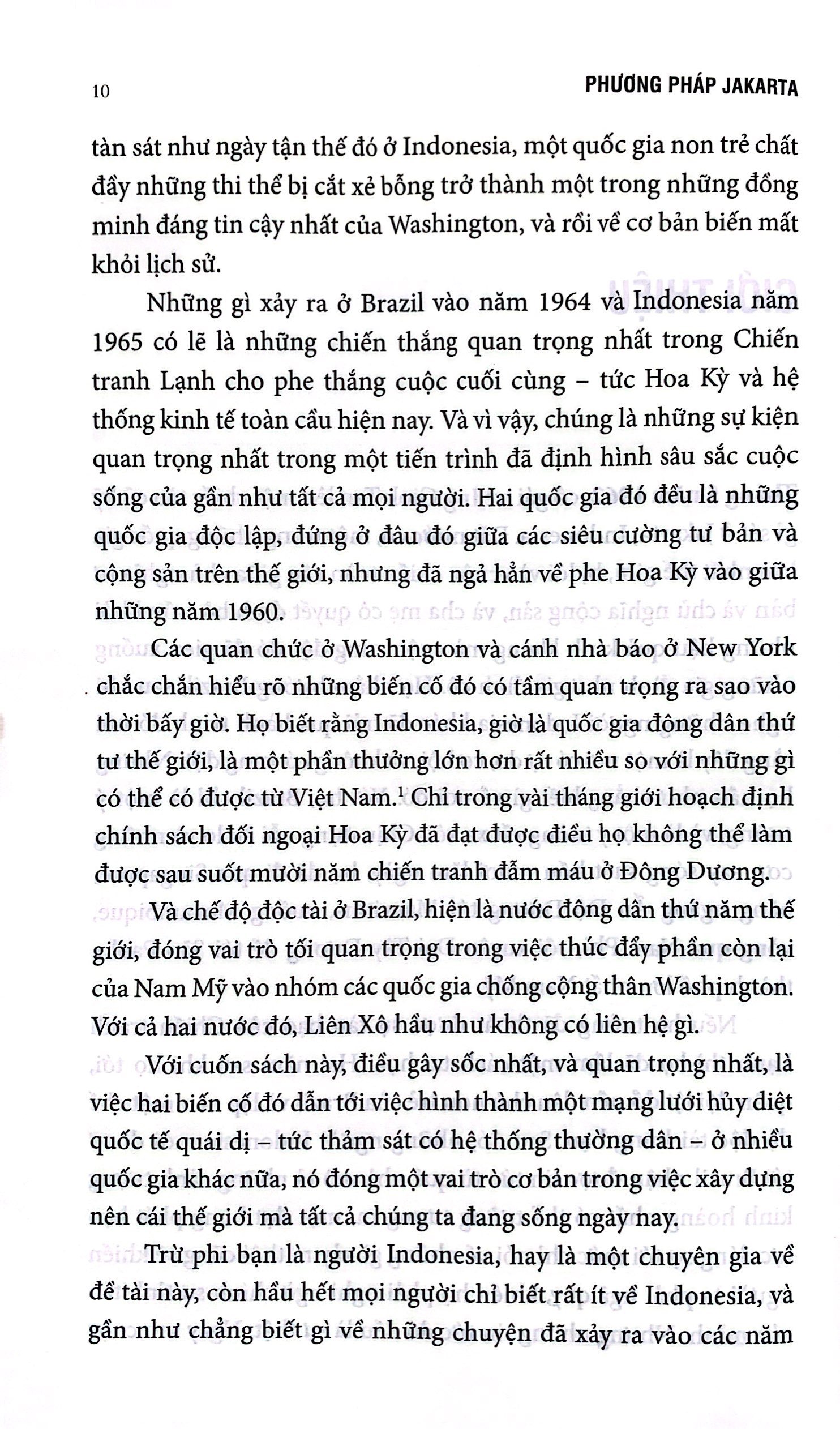 phương pháp jakarta - lịch sử các hoạt động bí mật của cia thời chiến tranh lạnh ở đông nam á và mỹ latin
