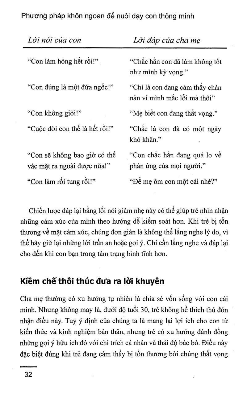 phương pháp khôn ngoan đẻ nuôi dạy con thông minh