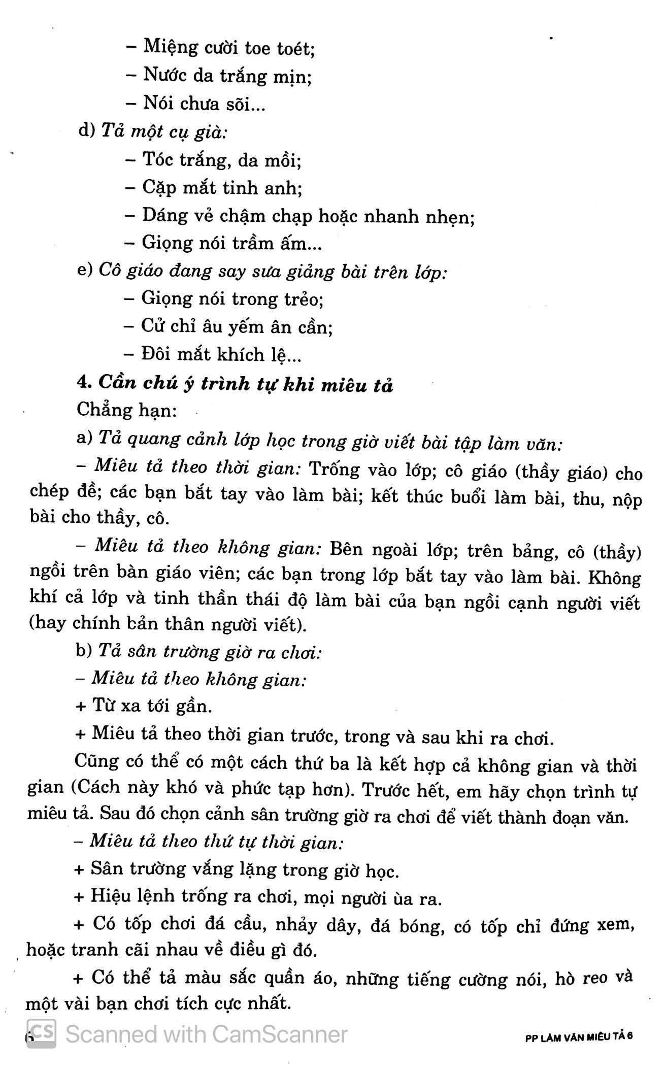phương pháp làm văn miêu tả 6 (tái bản 2019)