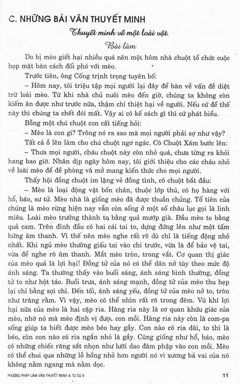 phương pháp làm văn thuyết minh & tự sự 9