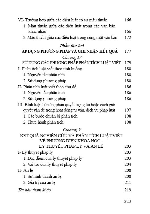 phương pháp phân tích luật viết