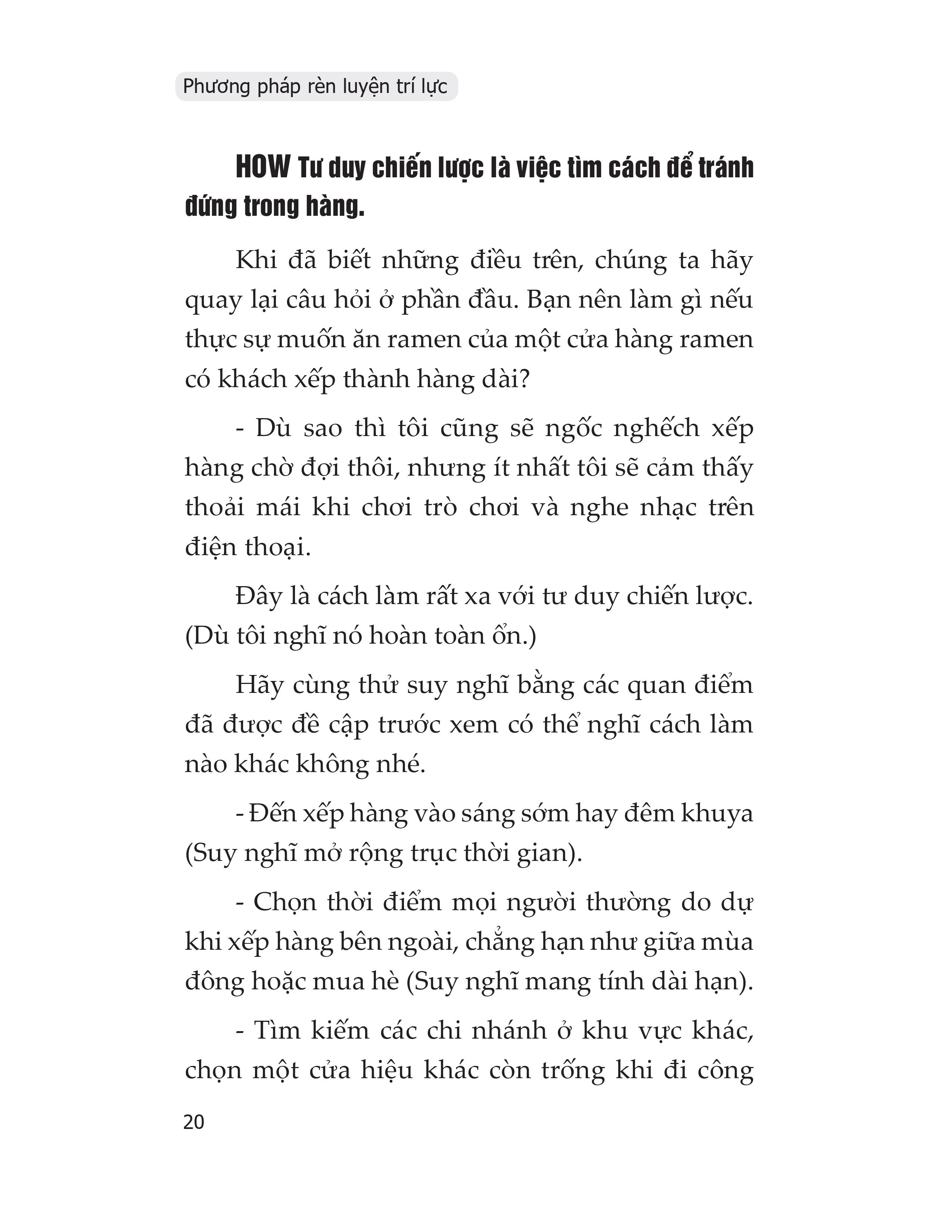 phương pháp rèn luyện trí lực