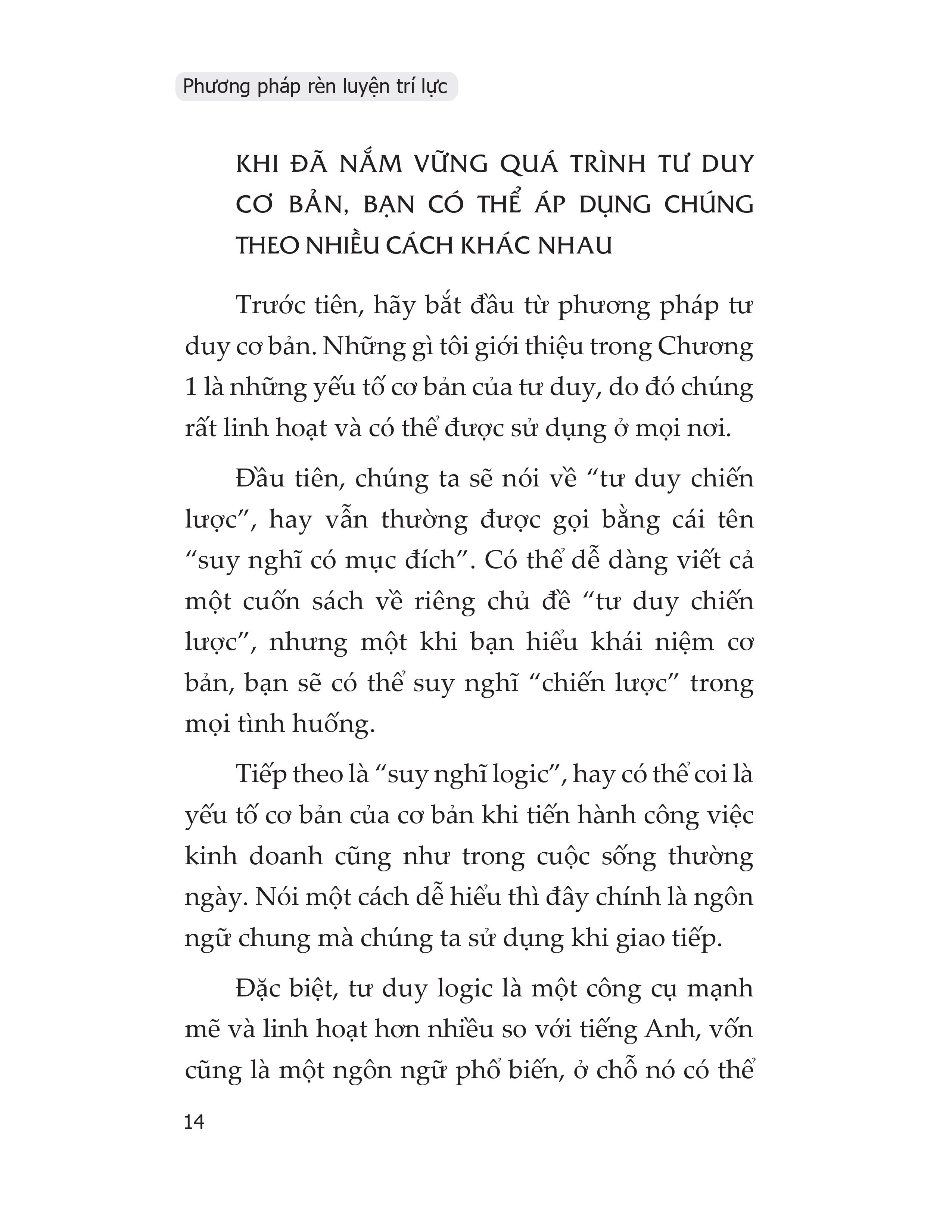 phương pháp rèn luyện trí lực