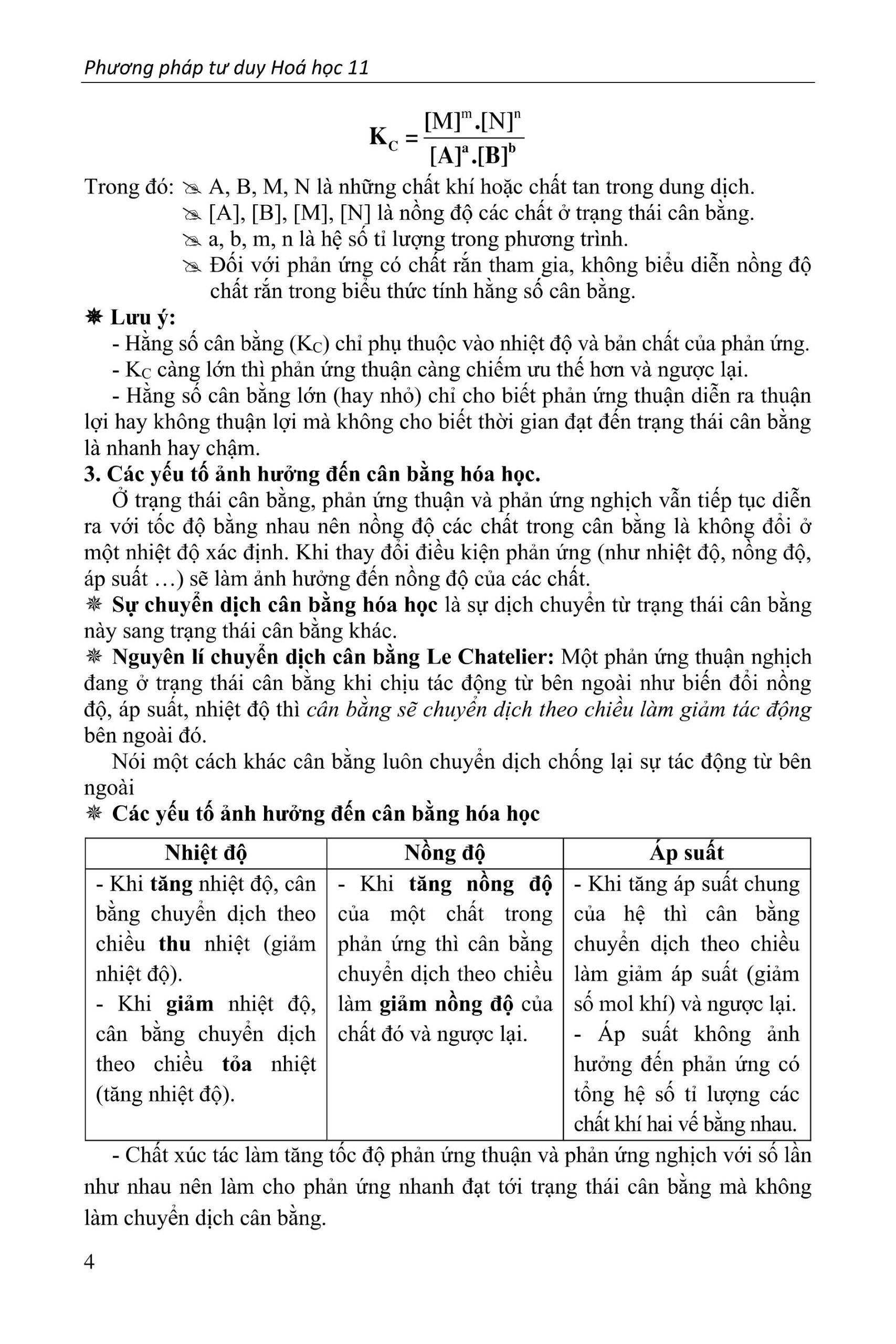 phương pháp tư duy hóa học 11