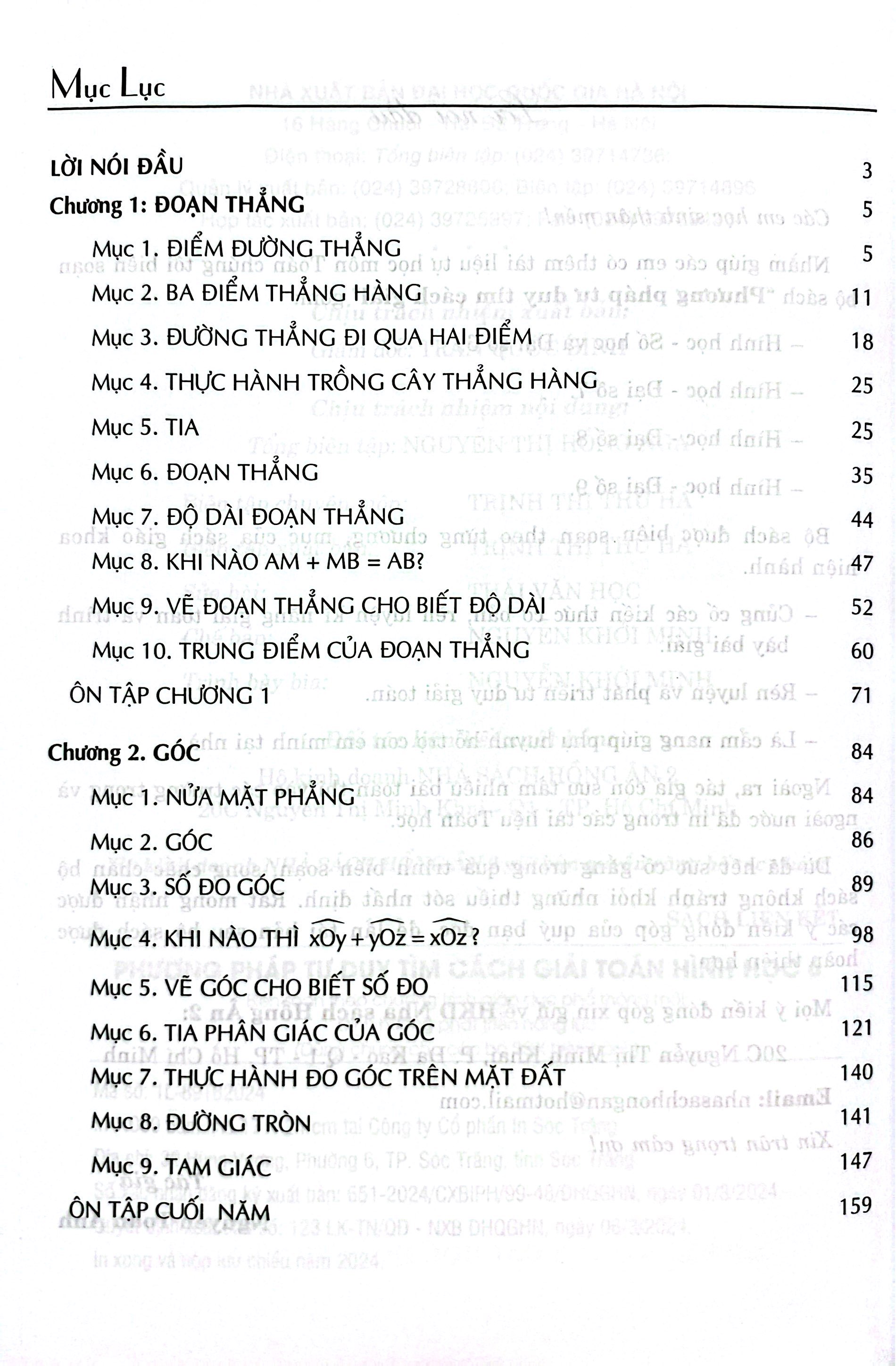 Phương Pháp Tư Duy Tìm Cách Giải Toán Hình Học 6