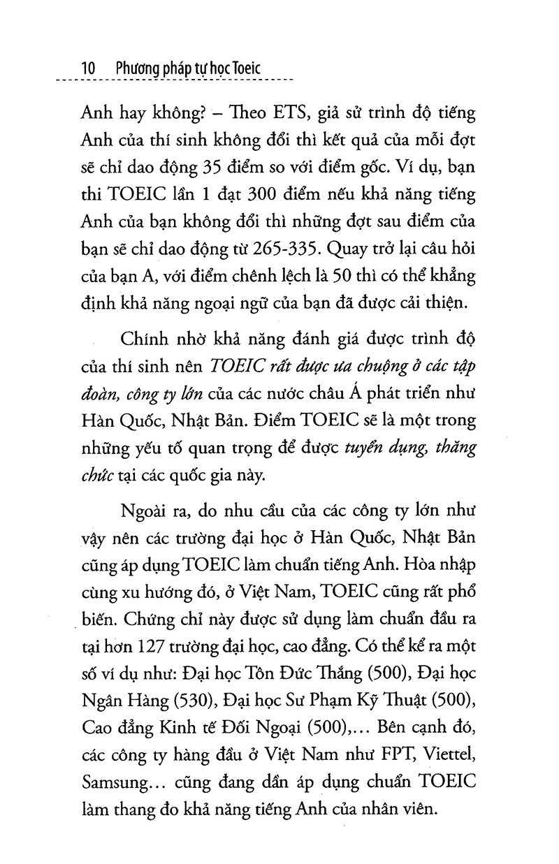 phương pháp tự học toeic (tái bản 2019)