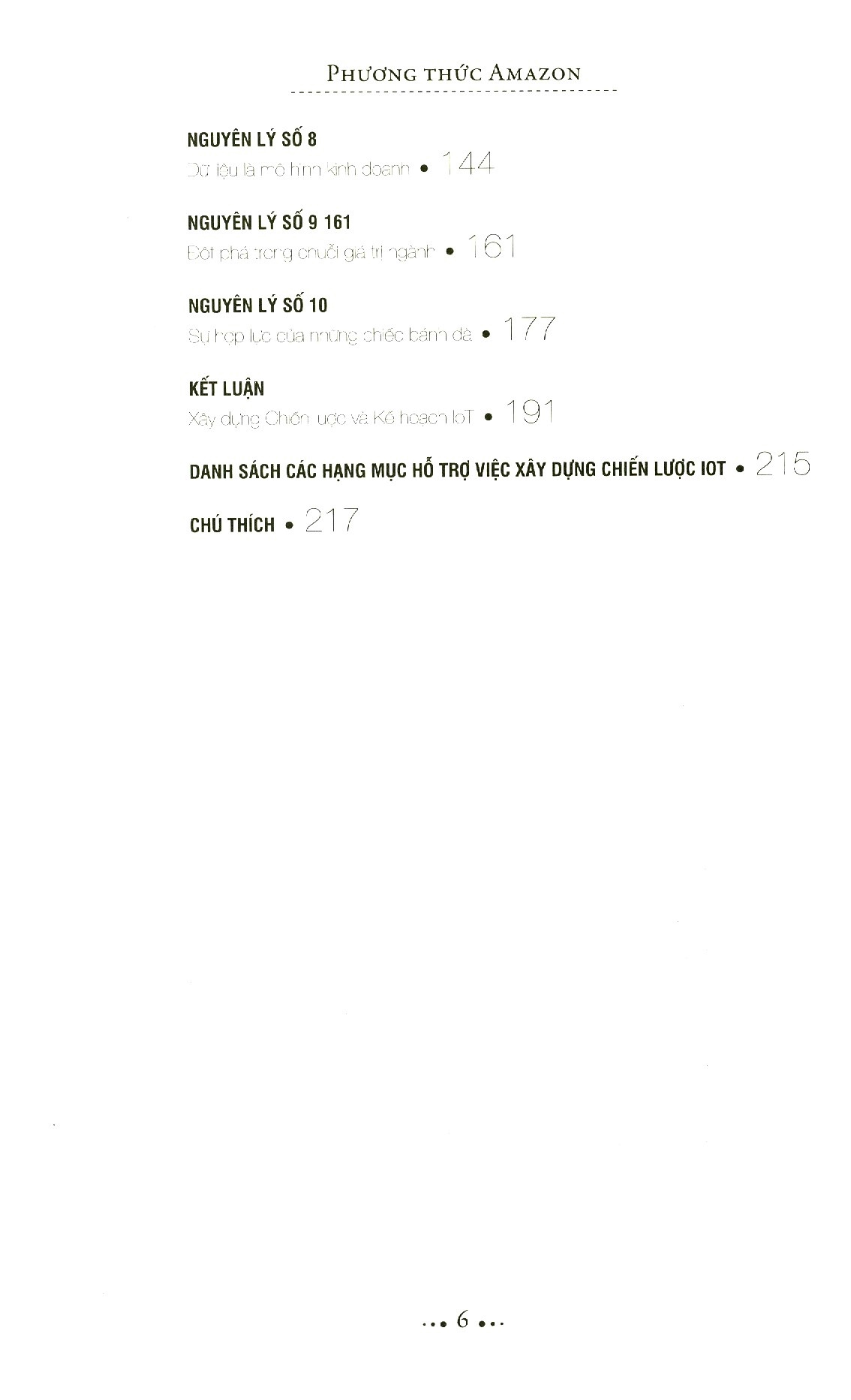 phương thức amazon - 10 nguyên lý internet vạn vật
