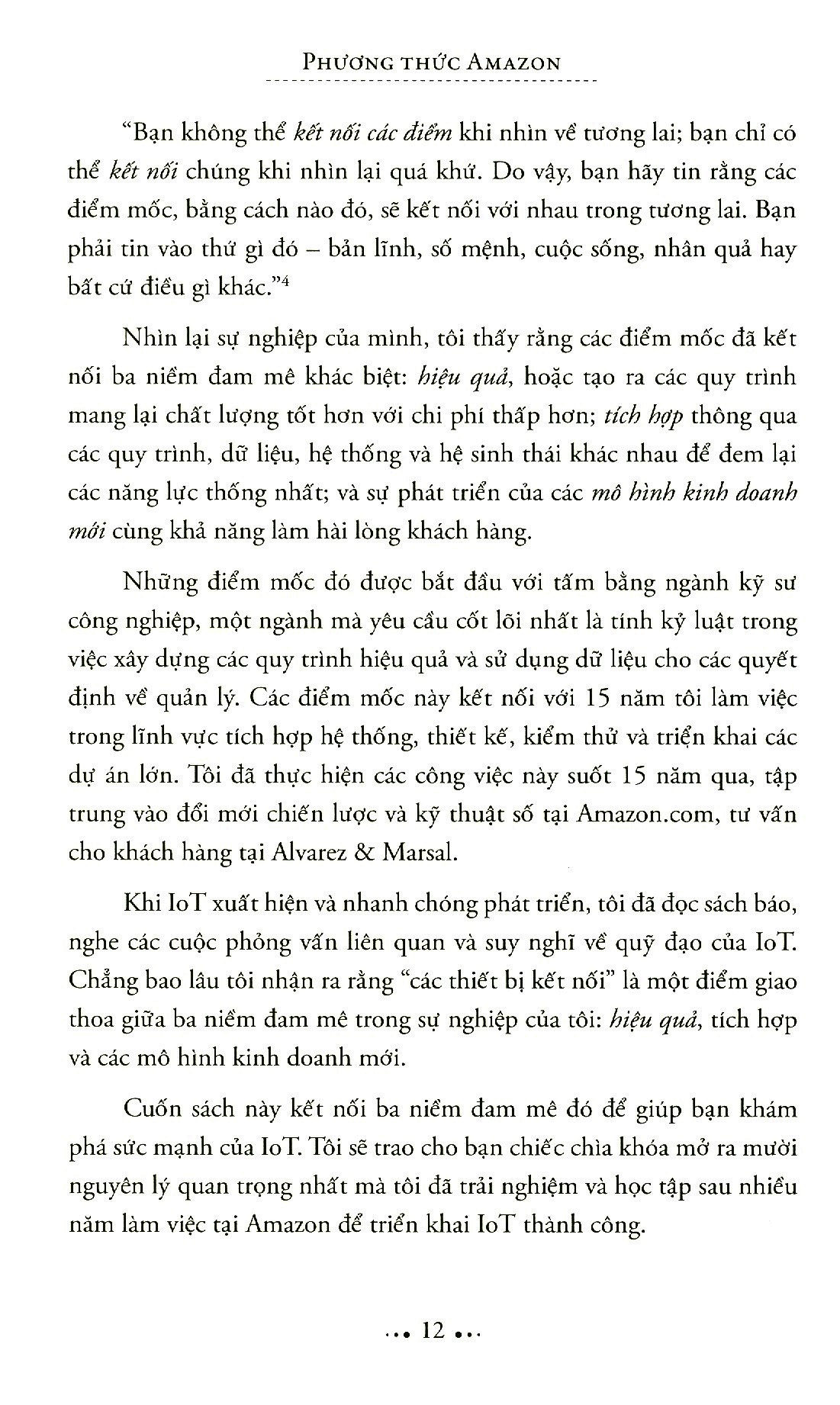phương thức amazon - 10 nguyên lý internet vạn vật