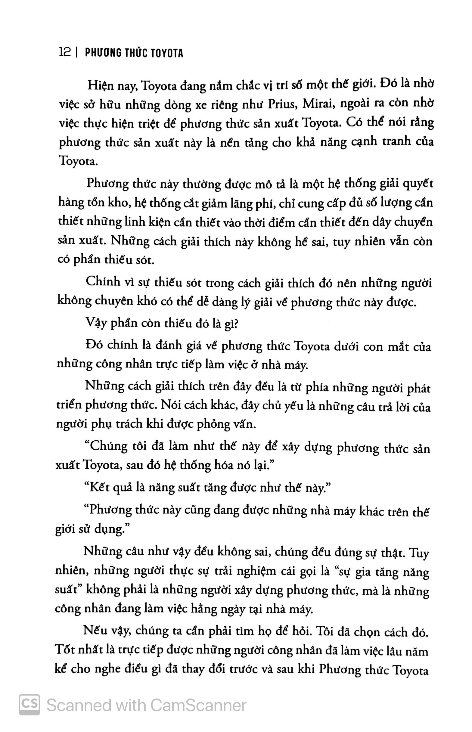 phương thức toyota: câu chuyện về đội nhóm tuyệt mật đã làm nên thành công của toyota