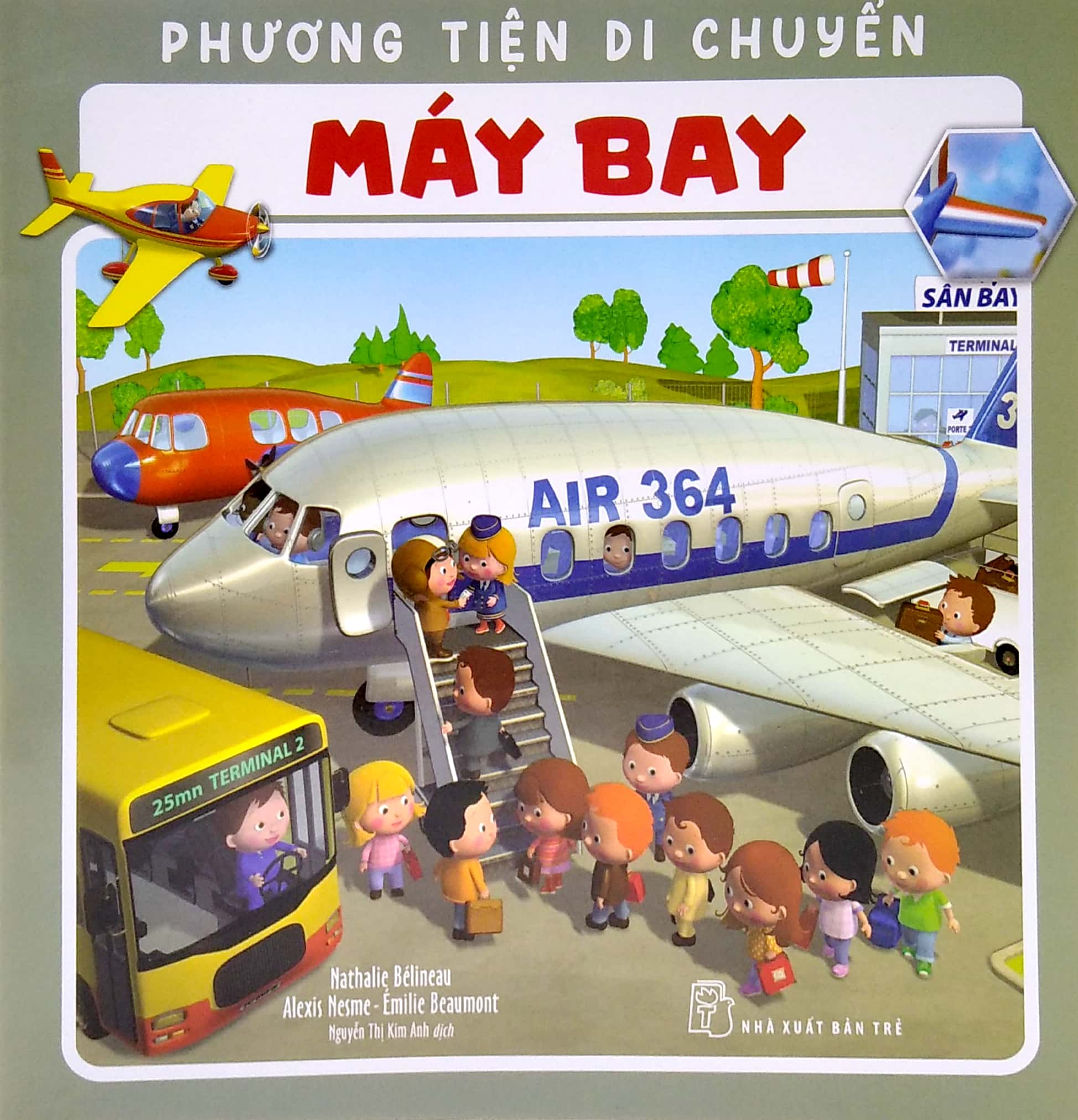phương tiện di chuyển: máy bay