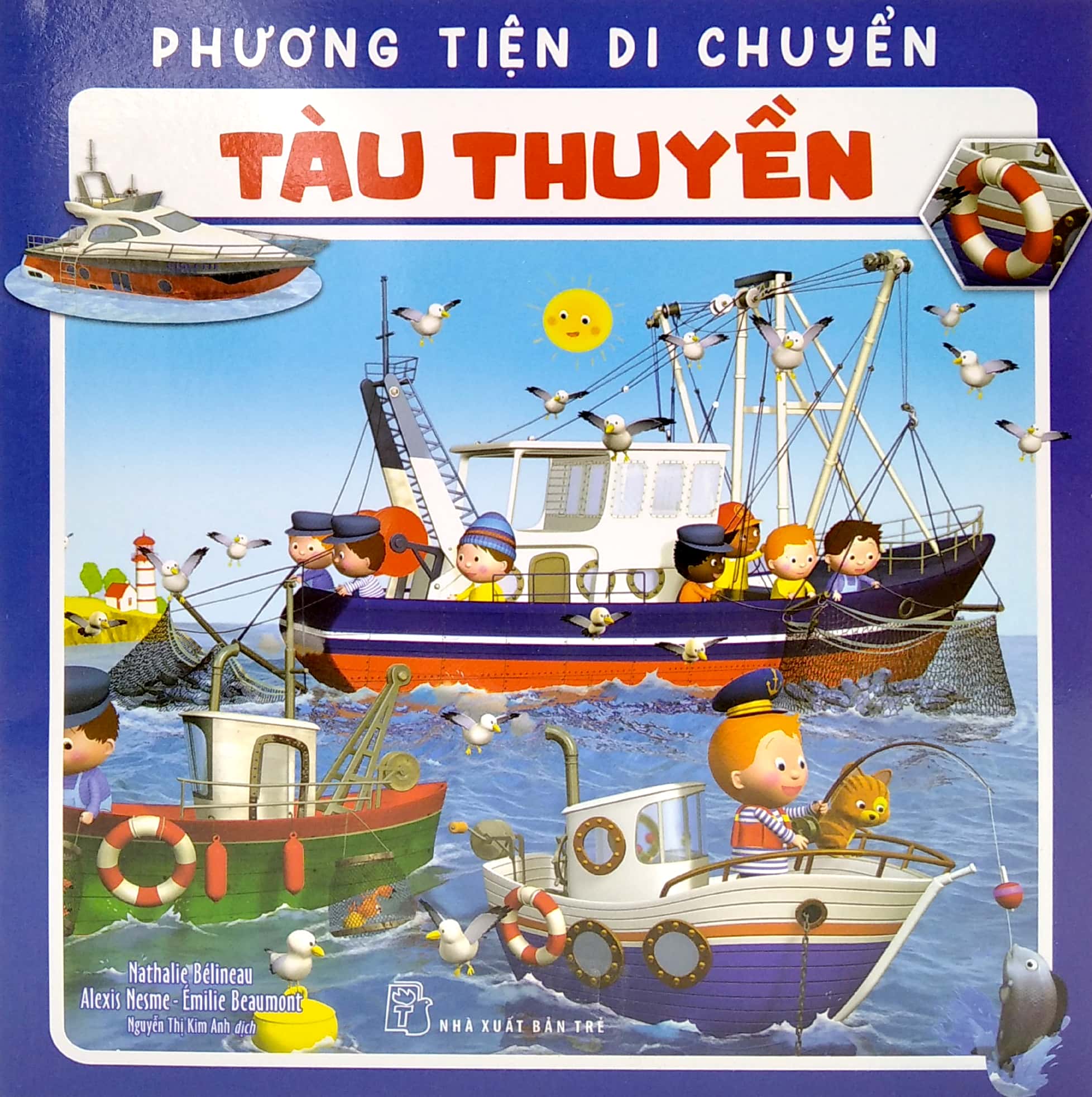 phương tiện di chuyển: tàu thuyền