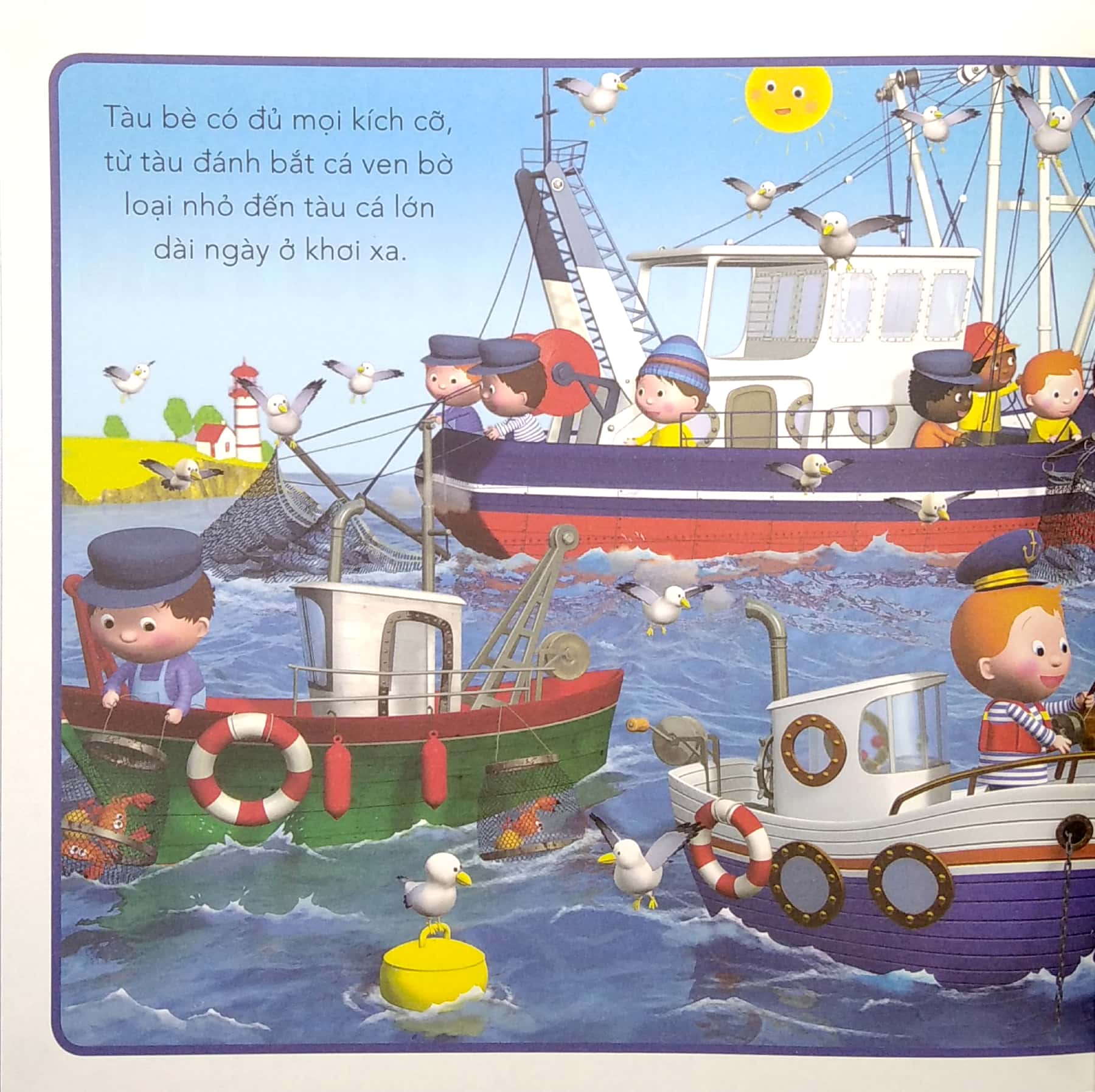 phương tiện di chuyển: tàu thuyền