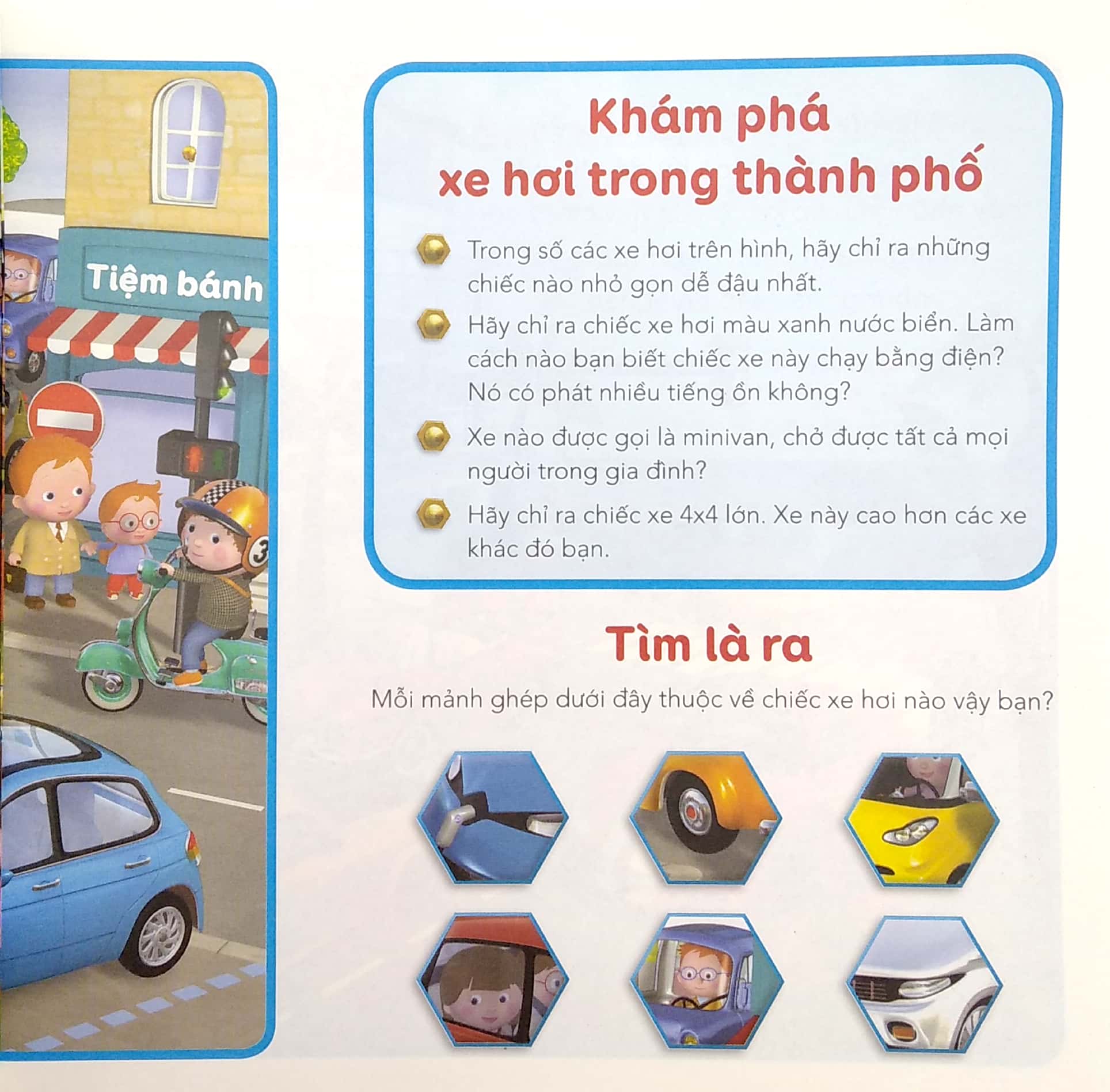 phương tiện di chuyển: xe hơi