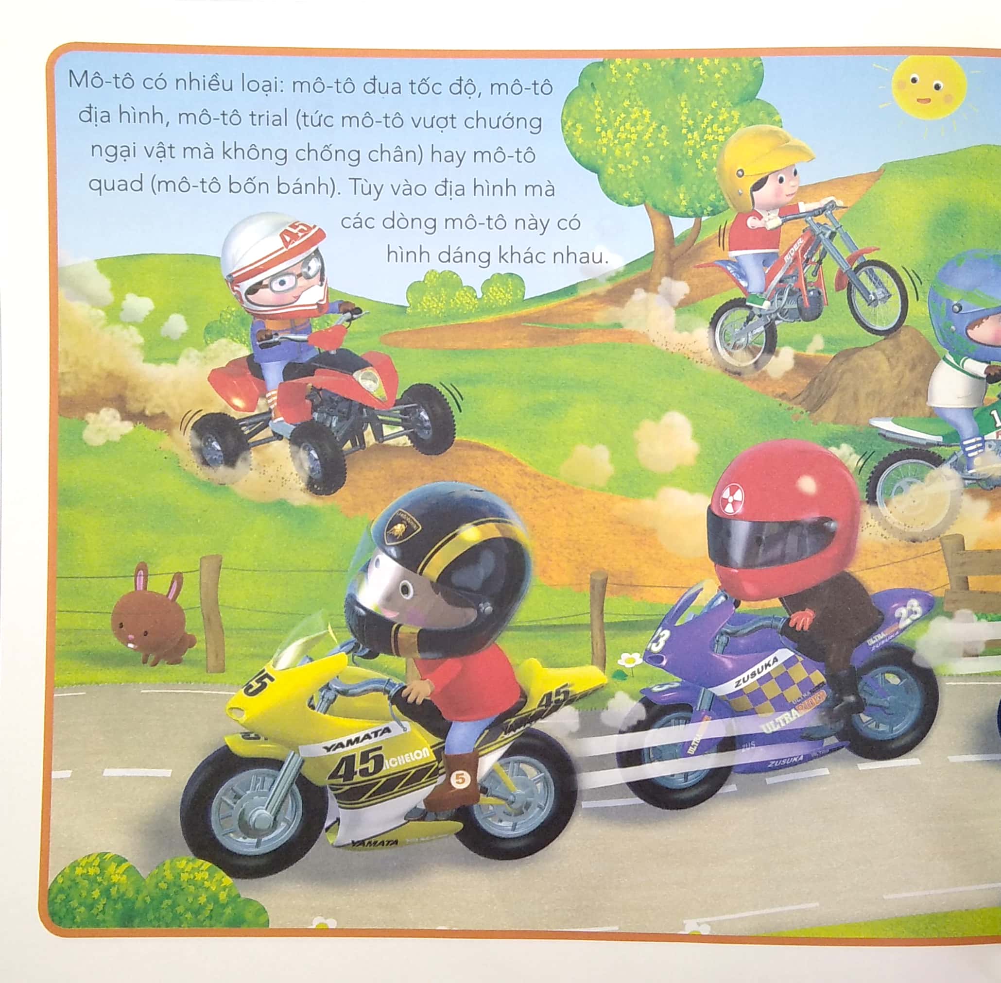 phương tiện di chuyển: xe mô - tô