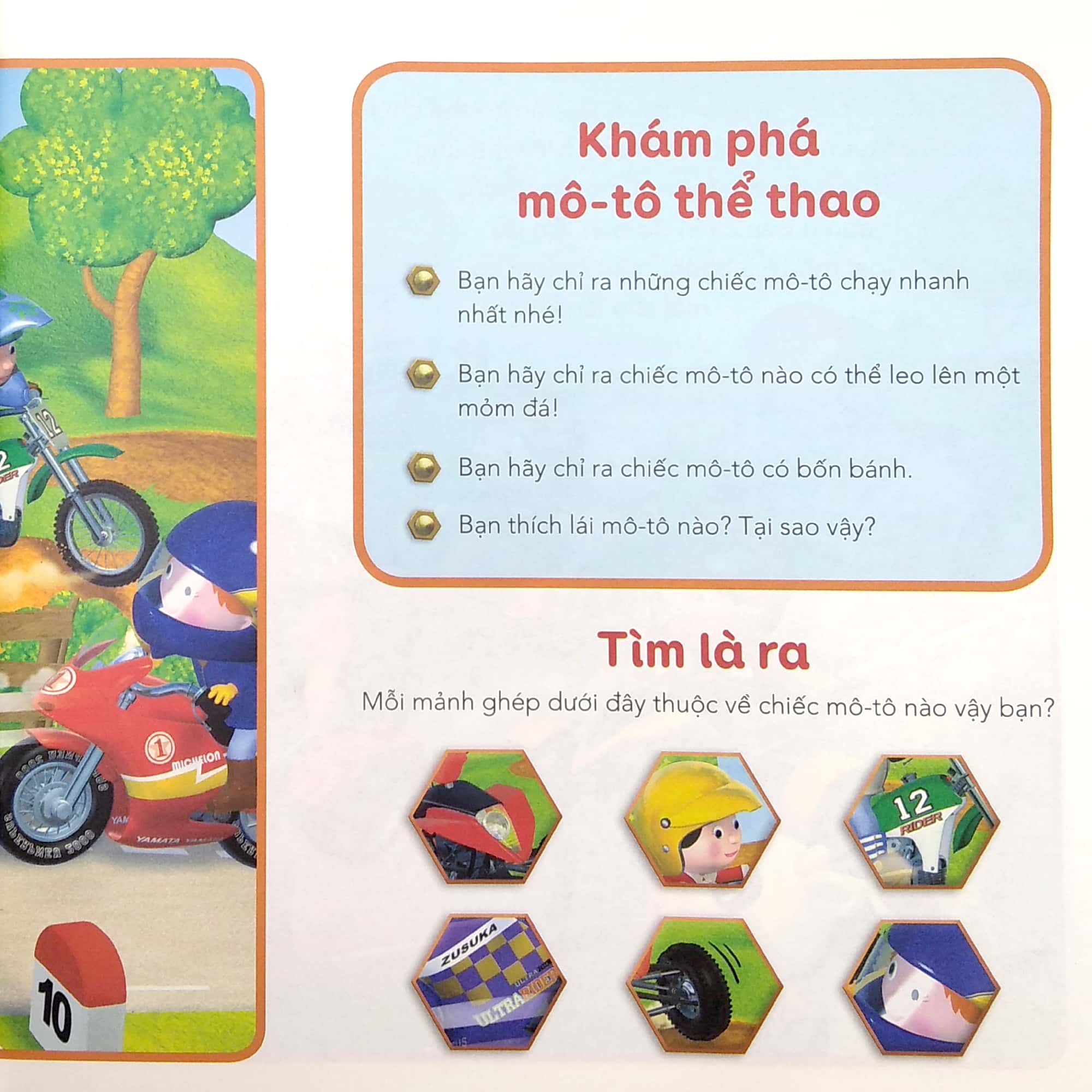 phương tiện di chuyển: xe mô - tô