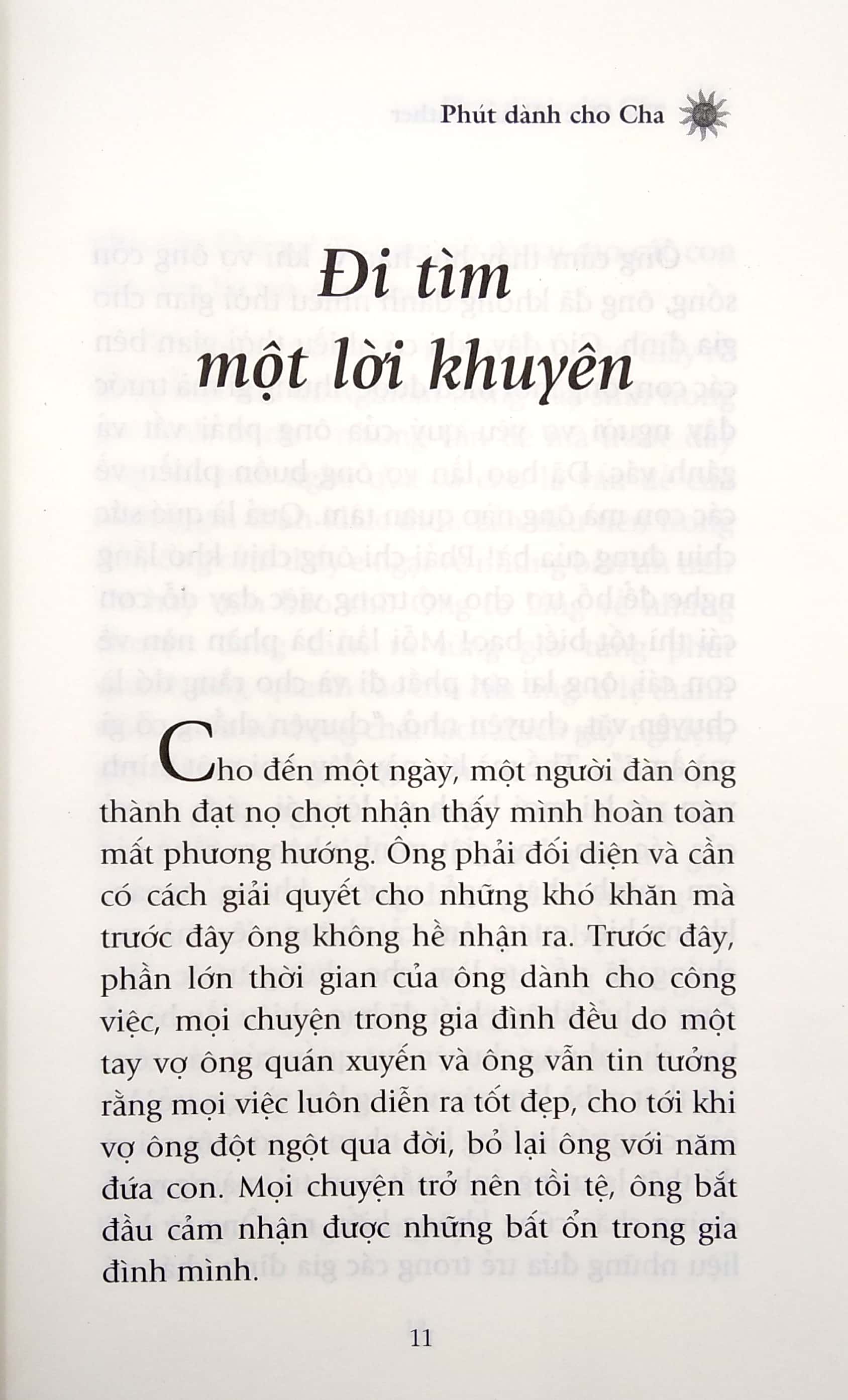 phút dành cho cha - tái bản 2020