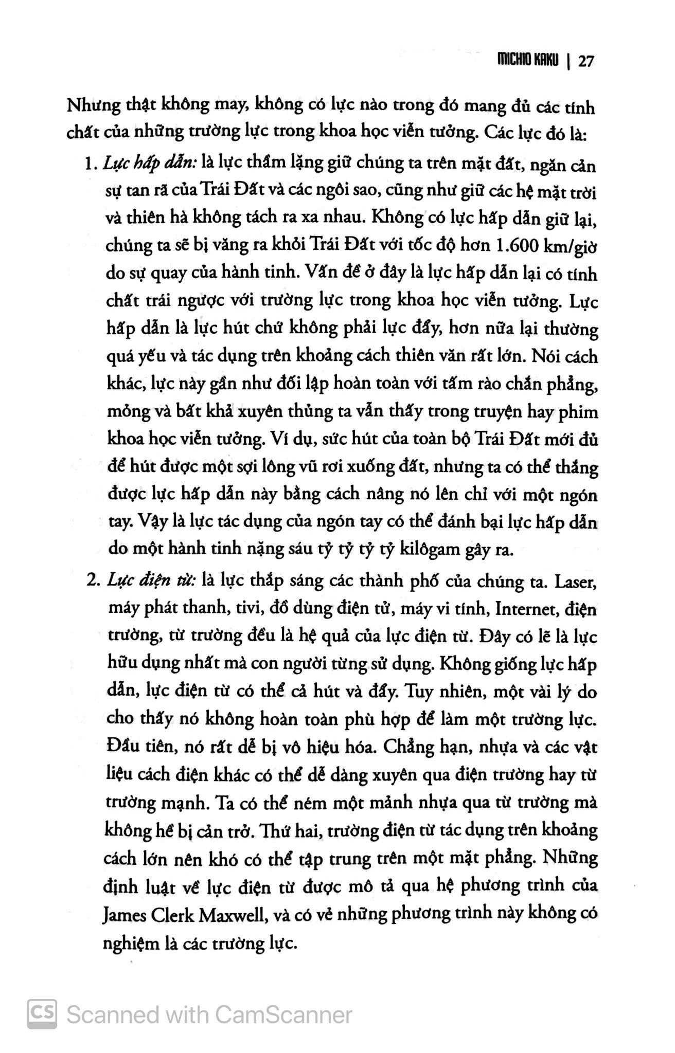 Physics Of The Impossible - Vat Ly Cua Nhung Dieu Tuong Chung Bat Kha (Tai Ban 2025)