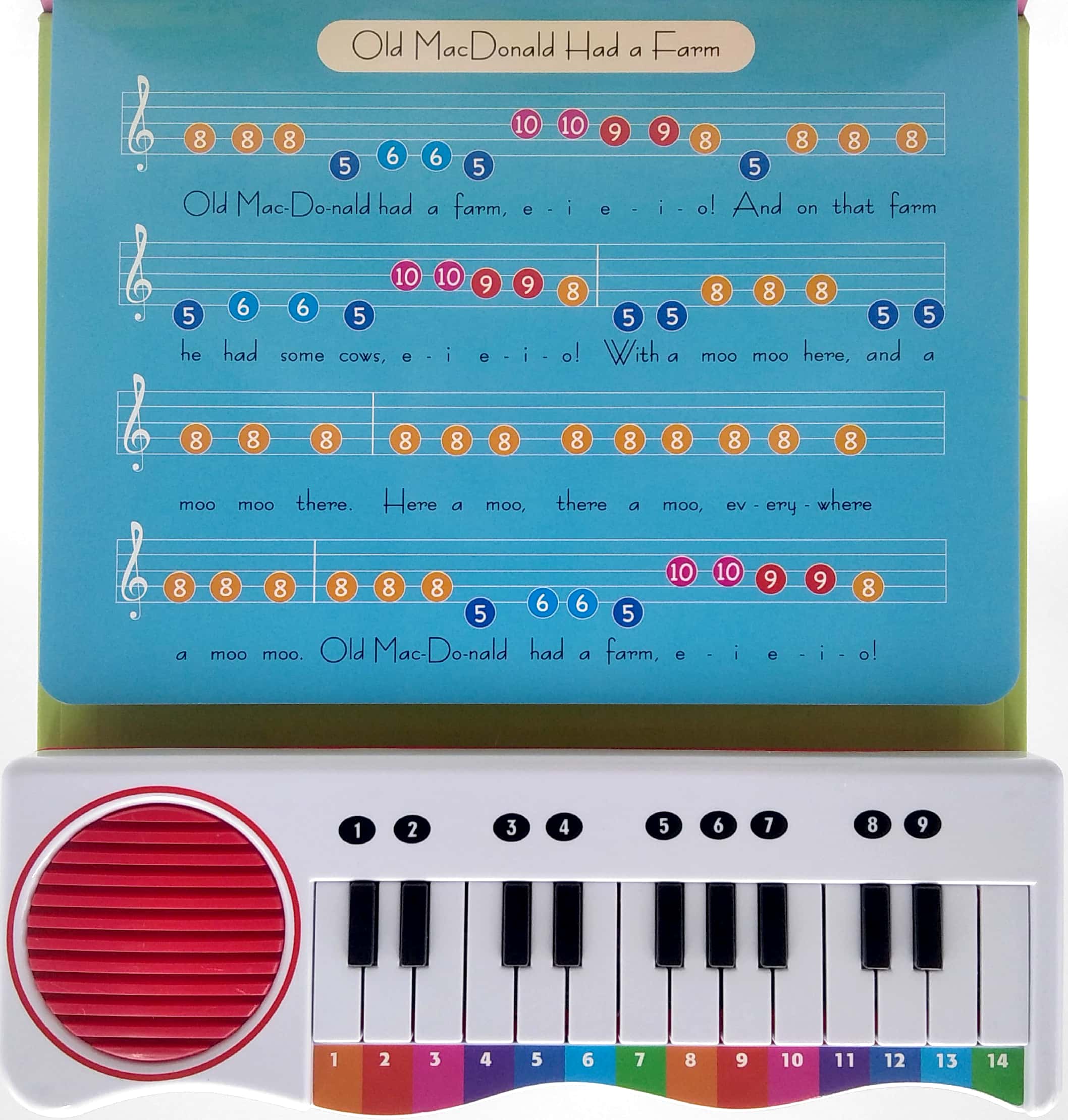 piano book - little bo peep