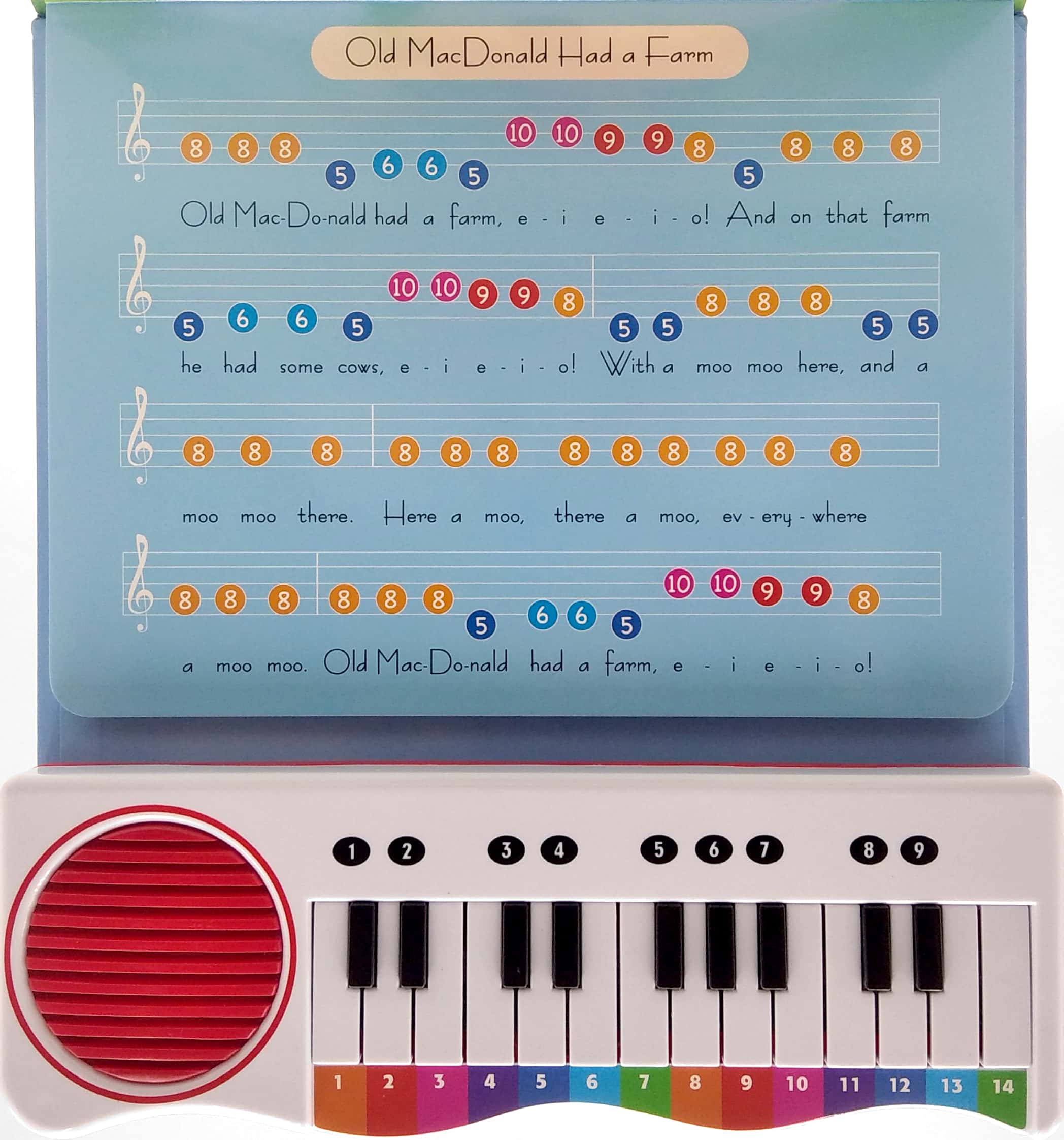 piano book - ten green bottles