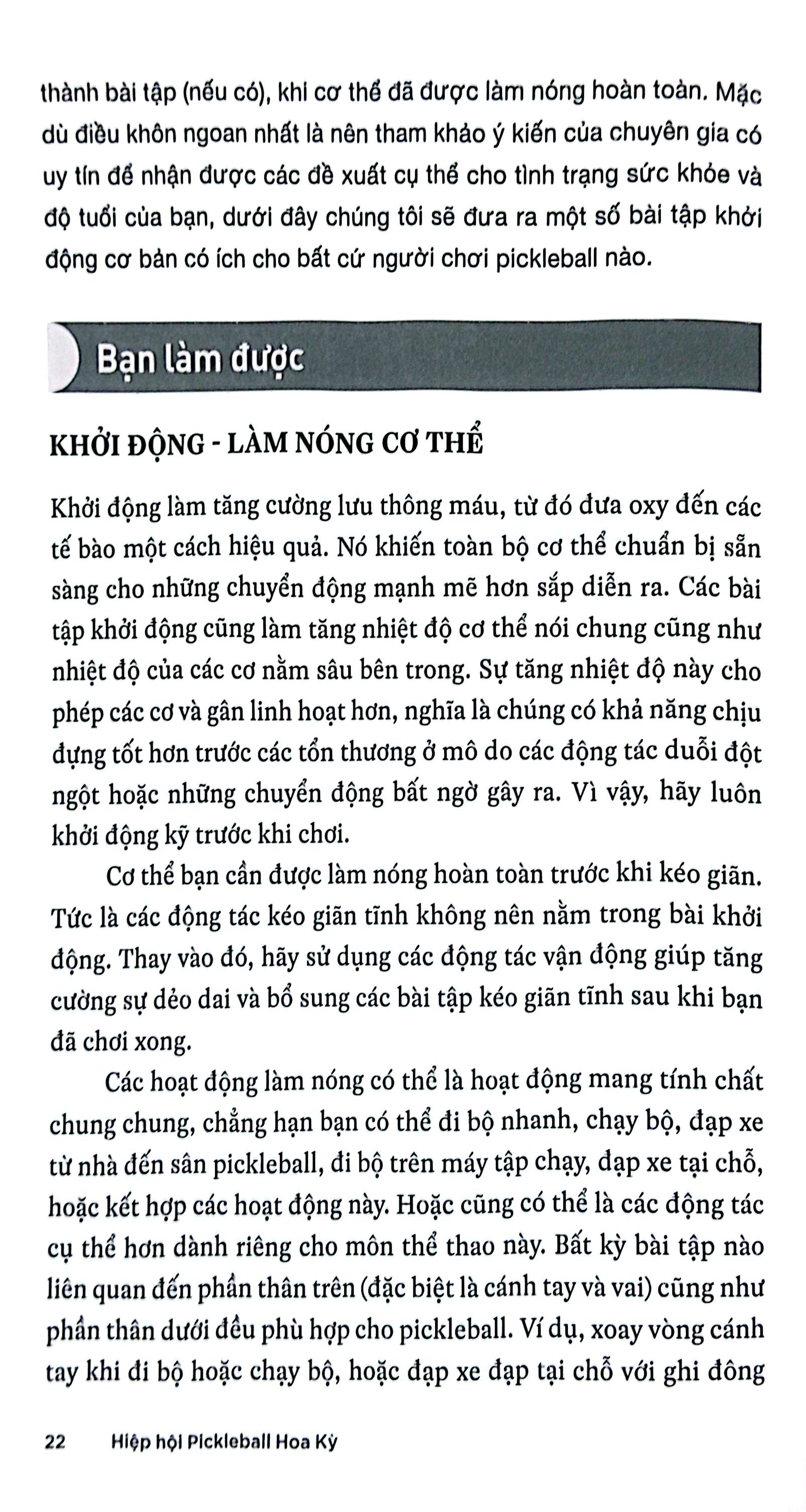 pickleball cho người mới bắt đầu