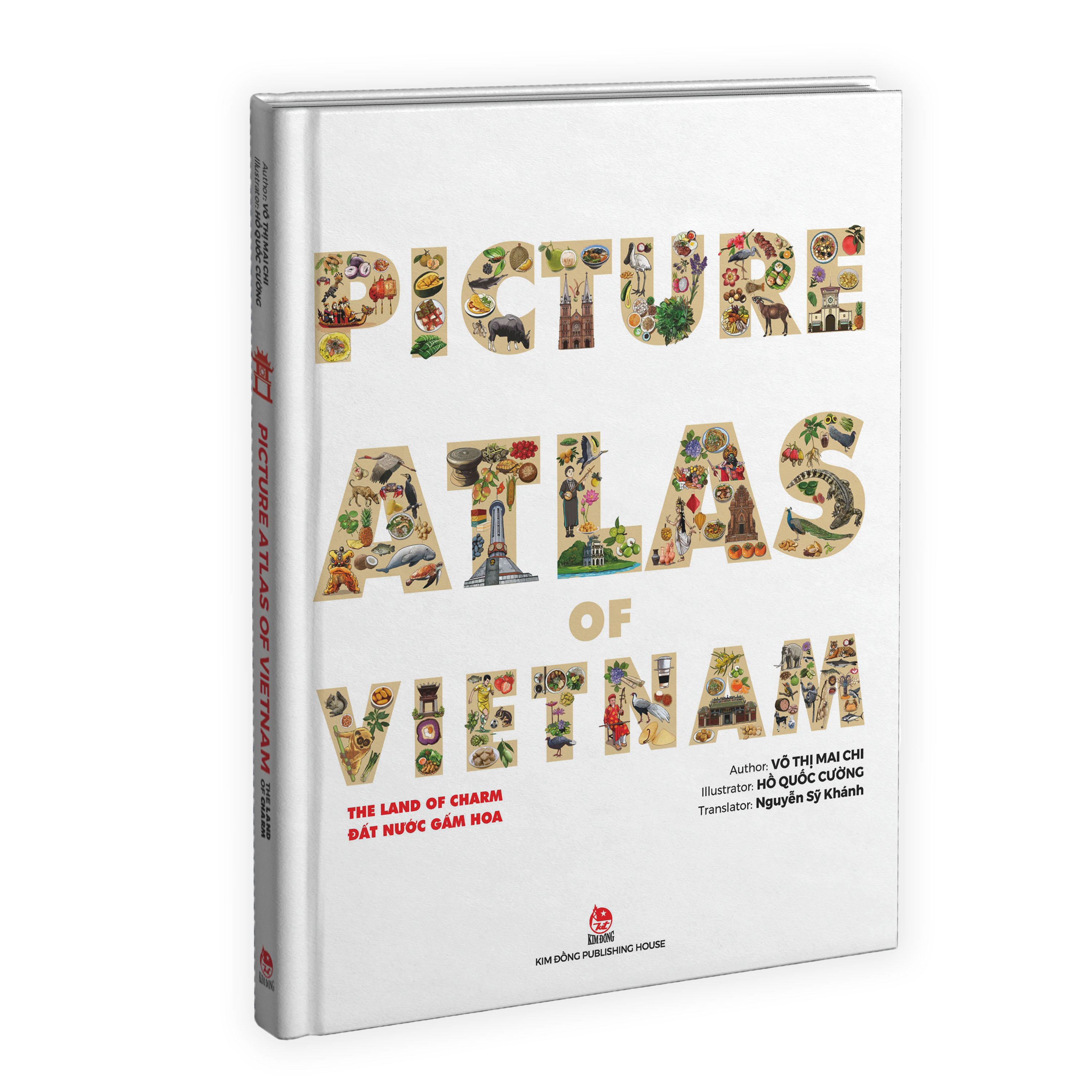 picture atlas of vietnam - the land of charm - đất nước gấm hoa - bìa cứng (english version)