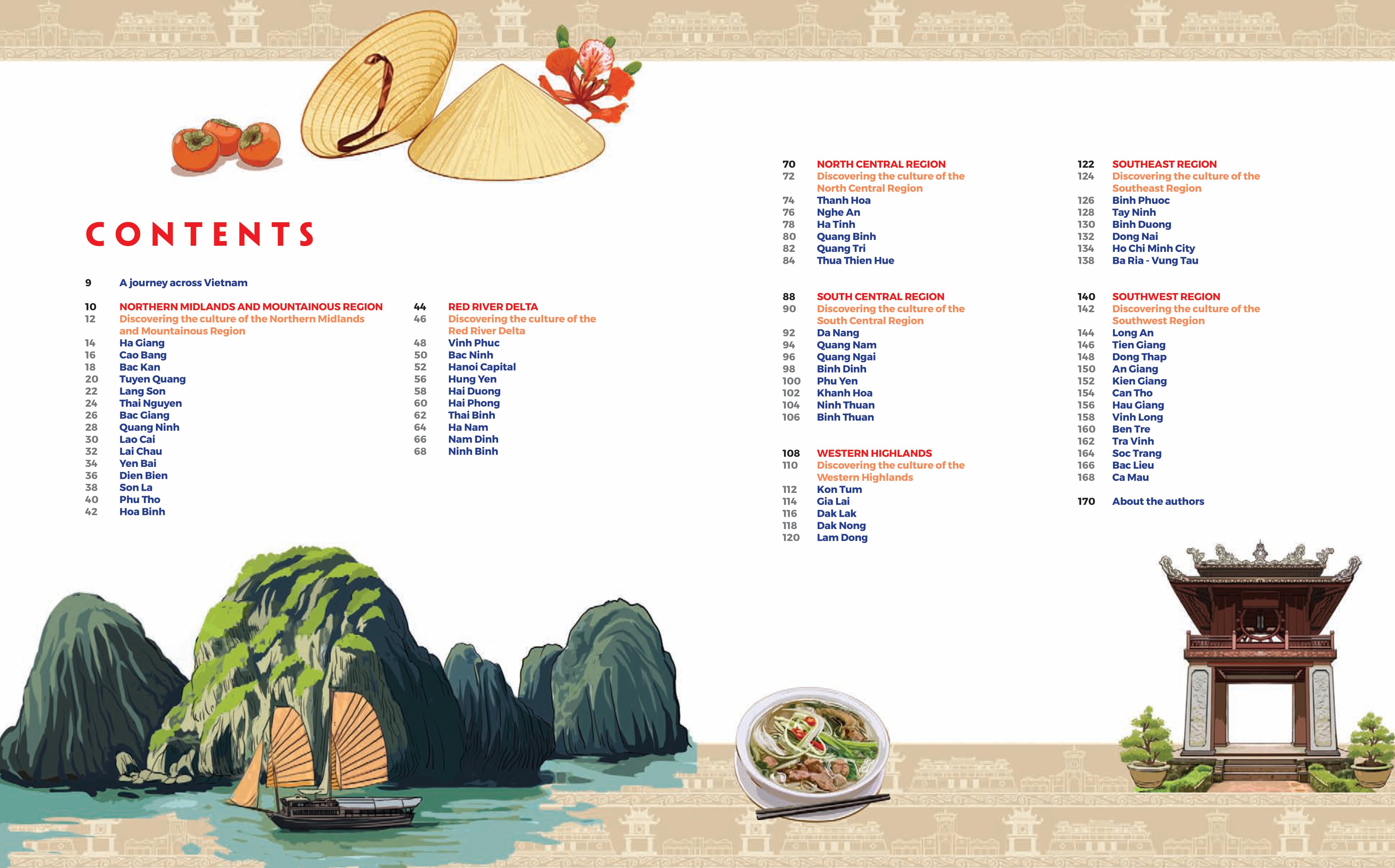 picture atlas of vietnam - the land of charm - đất nước gấm hoa - bìa cứng (english version)