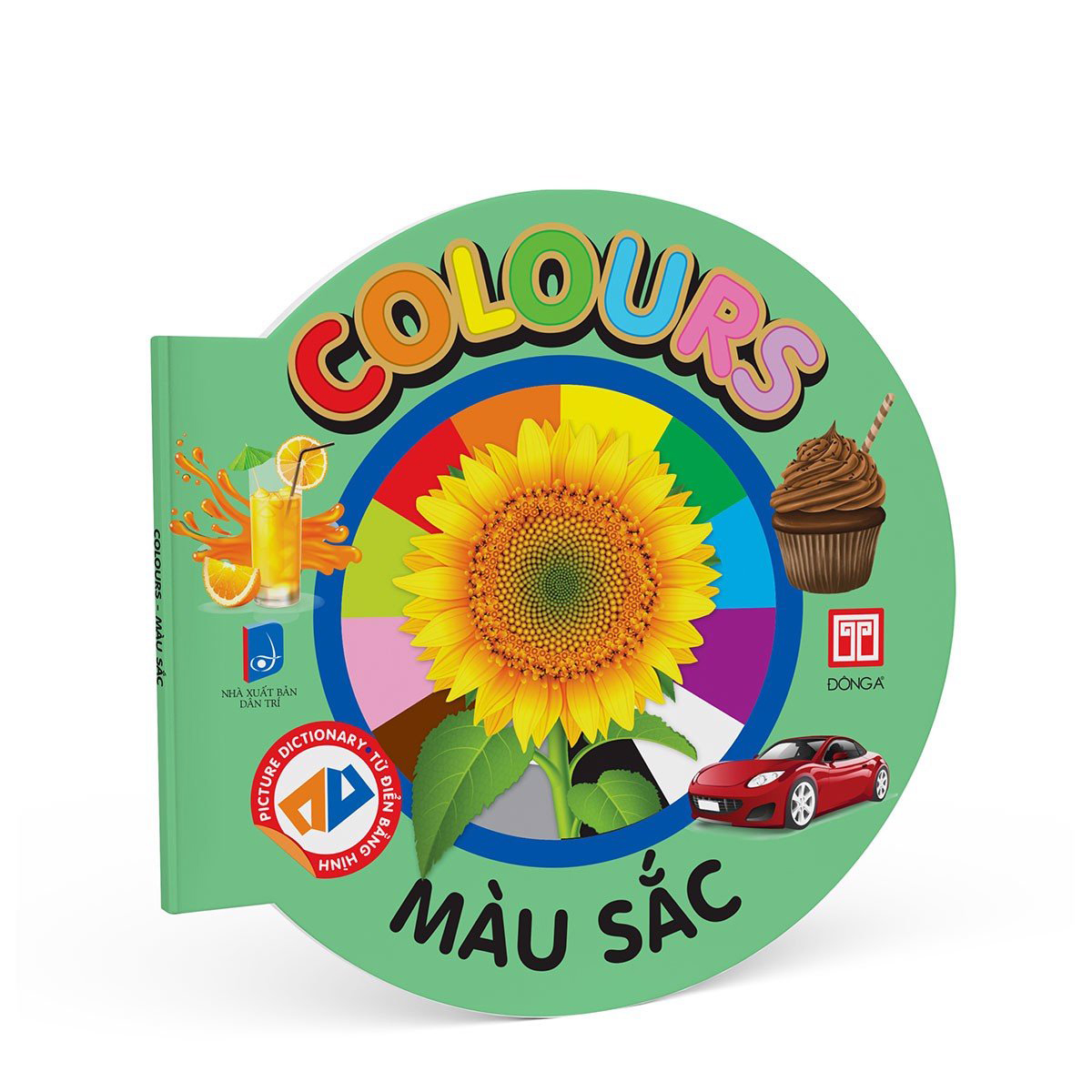 picture dictionary - từ điển bằng hình - colours - màu sắc - bìa cứng