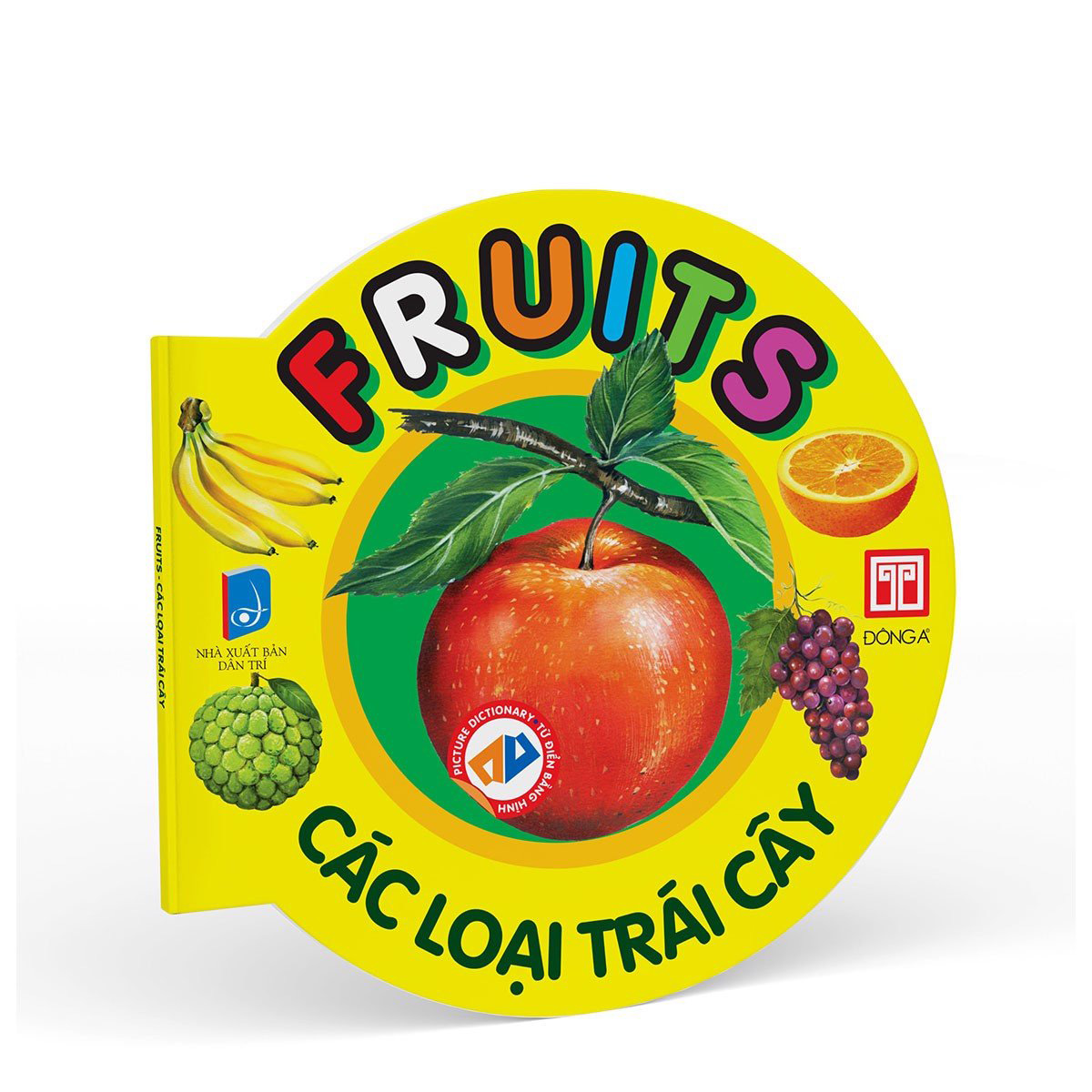 picture dictionary - từ điển bằng hình - fruits - các loại trái cây - bìa cứng (tái bản 2023)