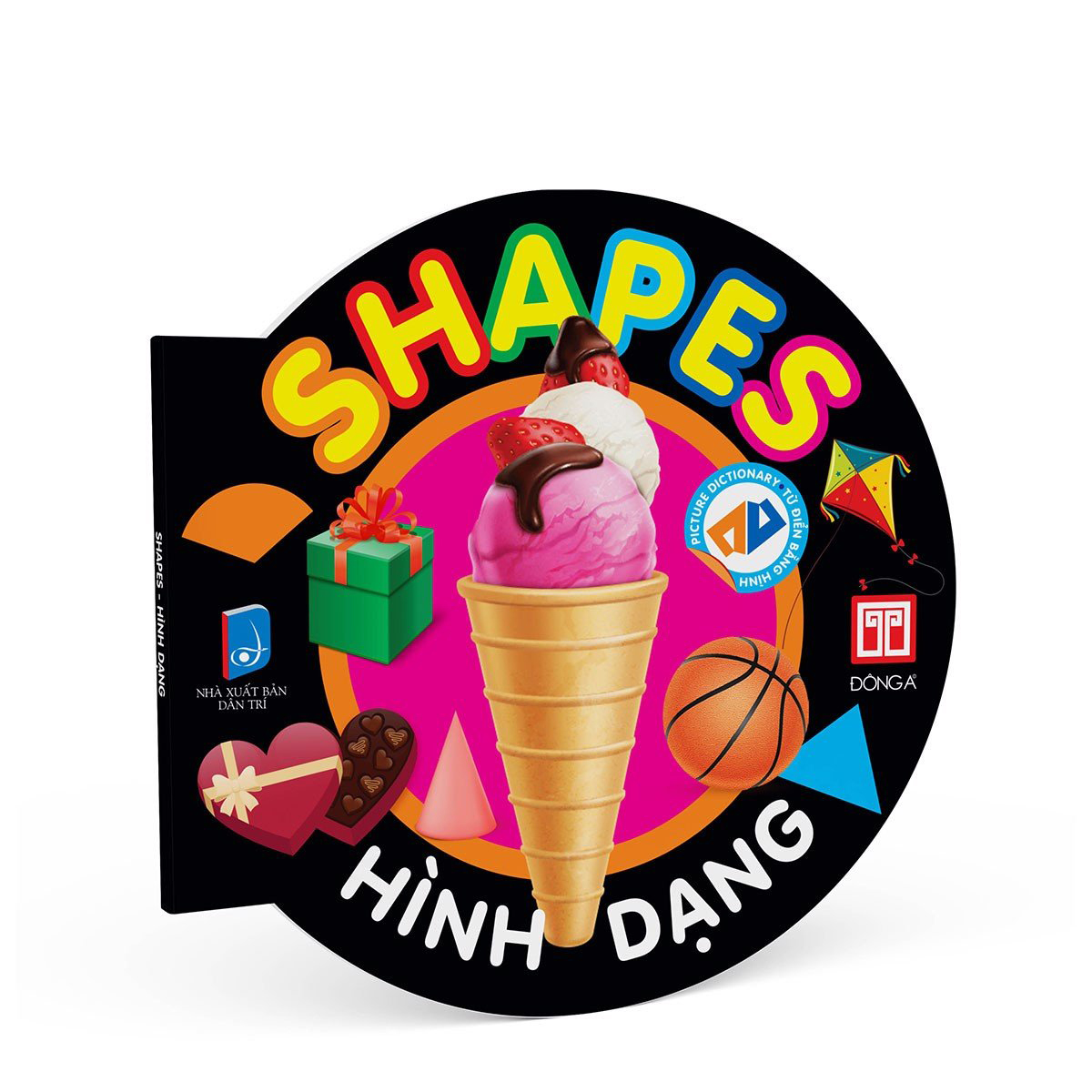 picture dictionary - từ điển bằng hình - shapes - hình dạng - bìa cứng