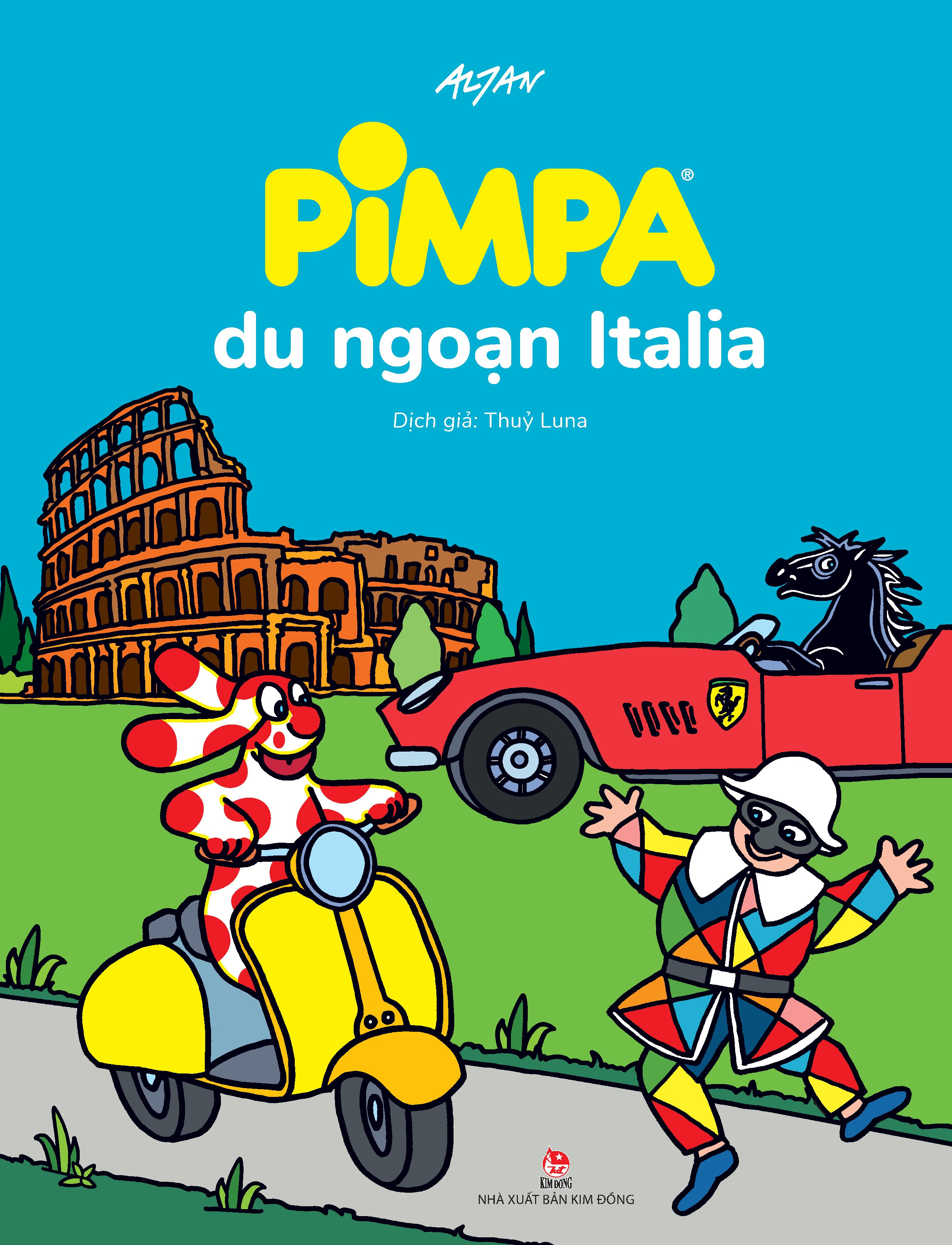 pimpa du ngoạn italia - bìa cứng