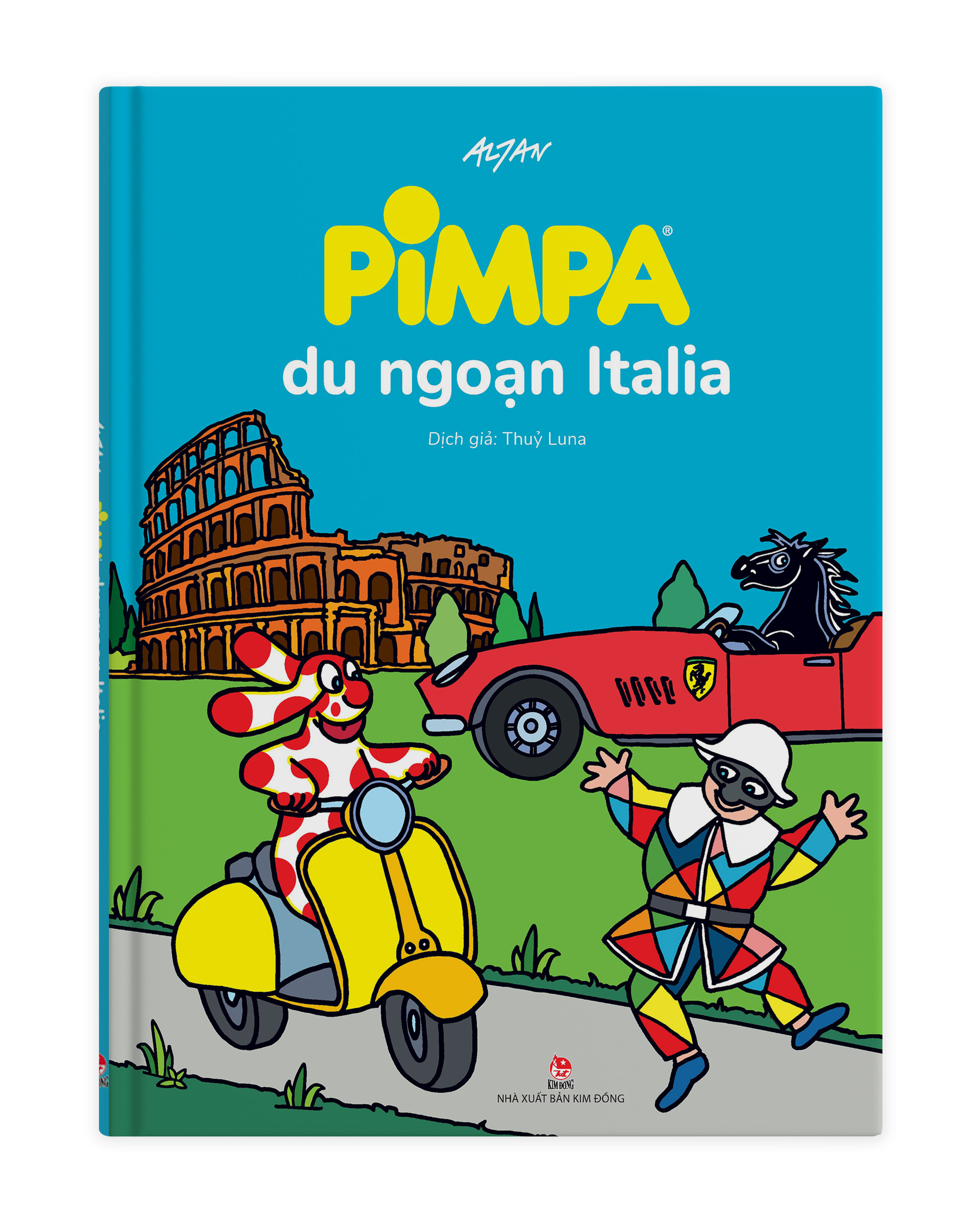 pimpa du ngoạn italia - bìa cứng