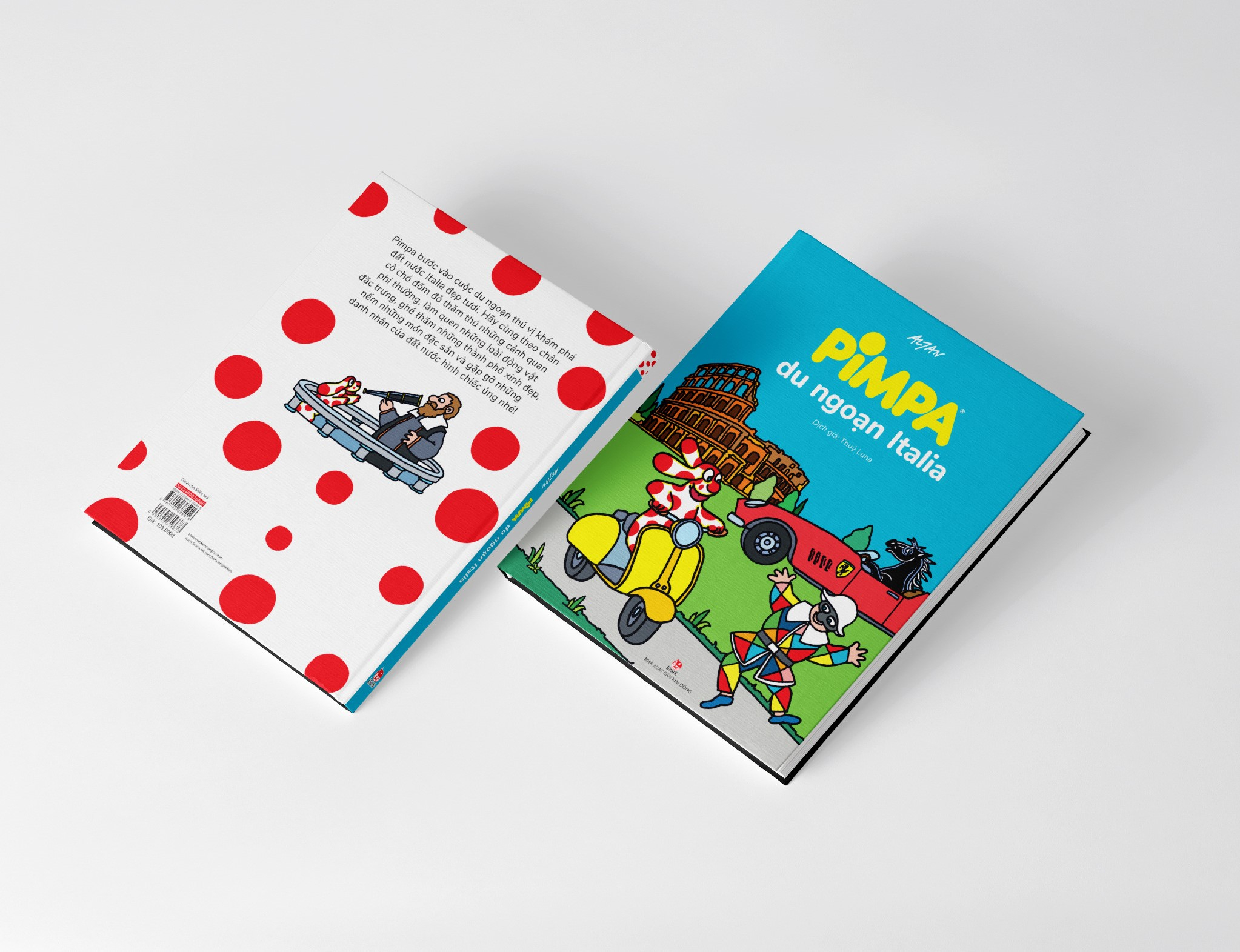 pimpa du ngoạn italia - bìa cứng