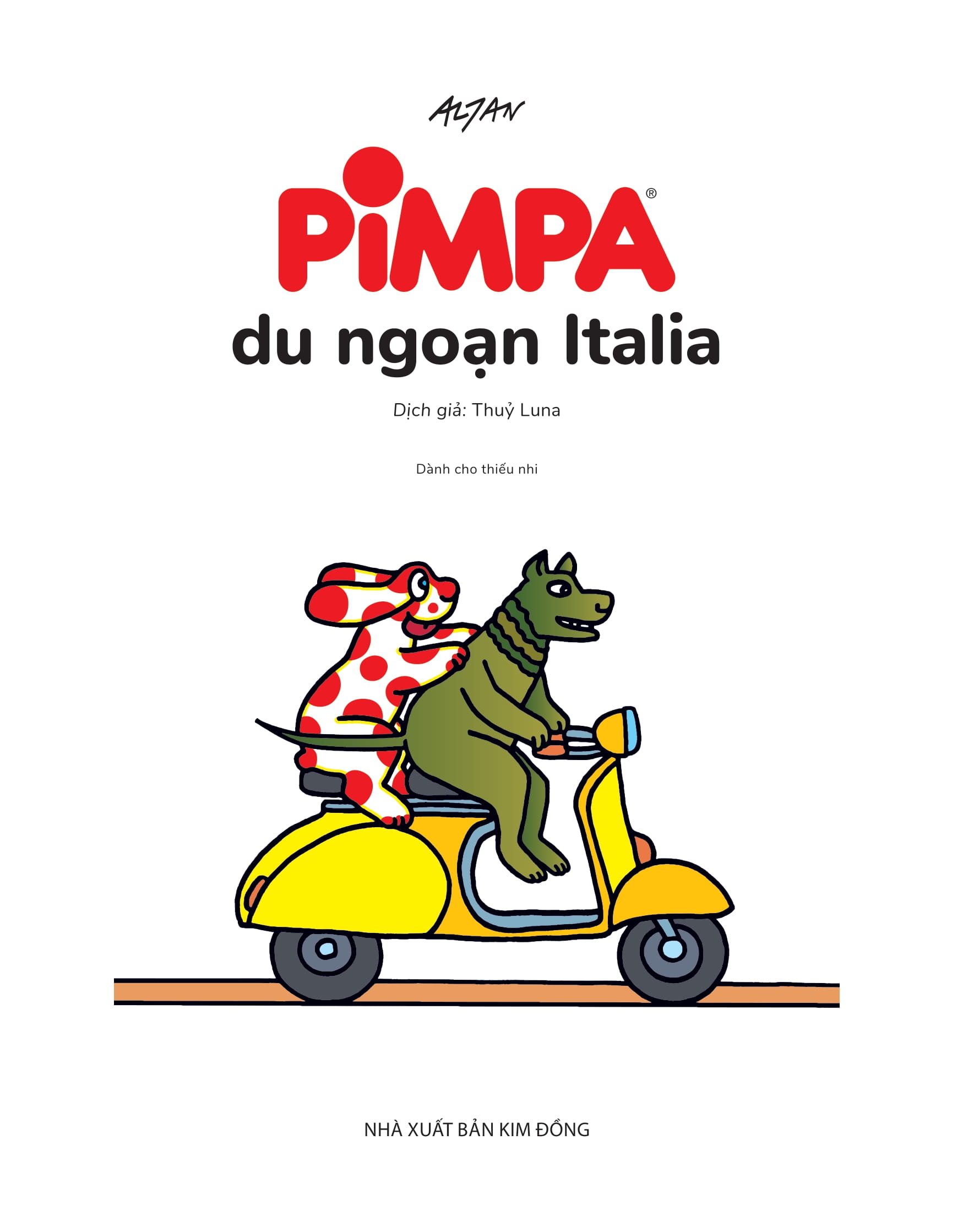pimpa du ngoạn italia - bìa cứng