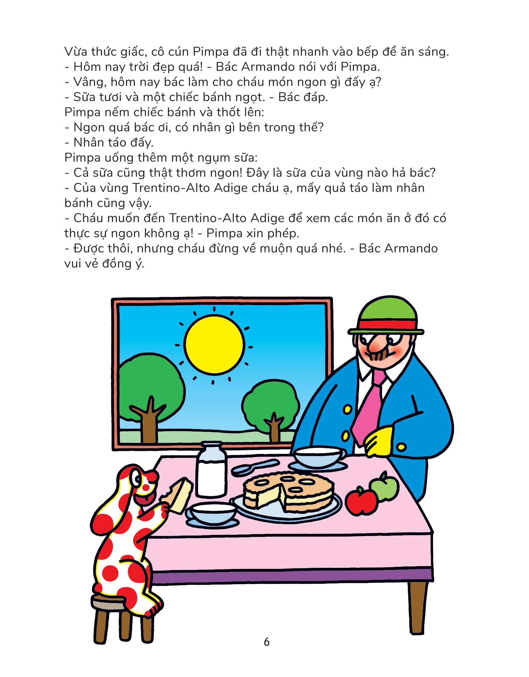 pimpa du ngoạn italia - bìa cứng