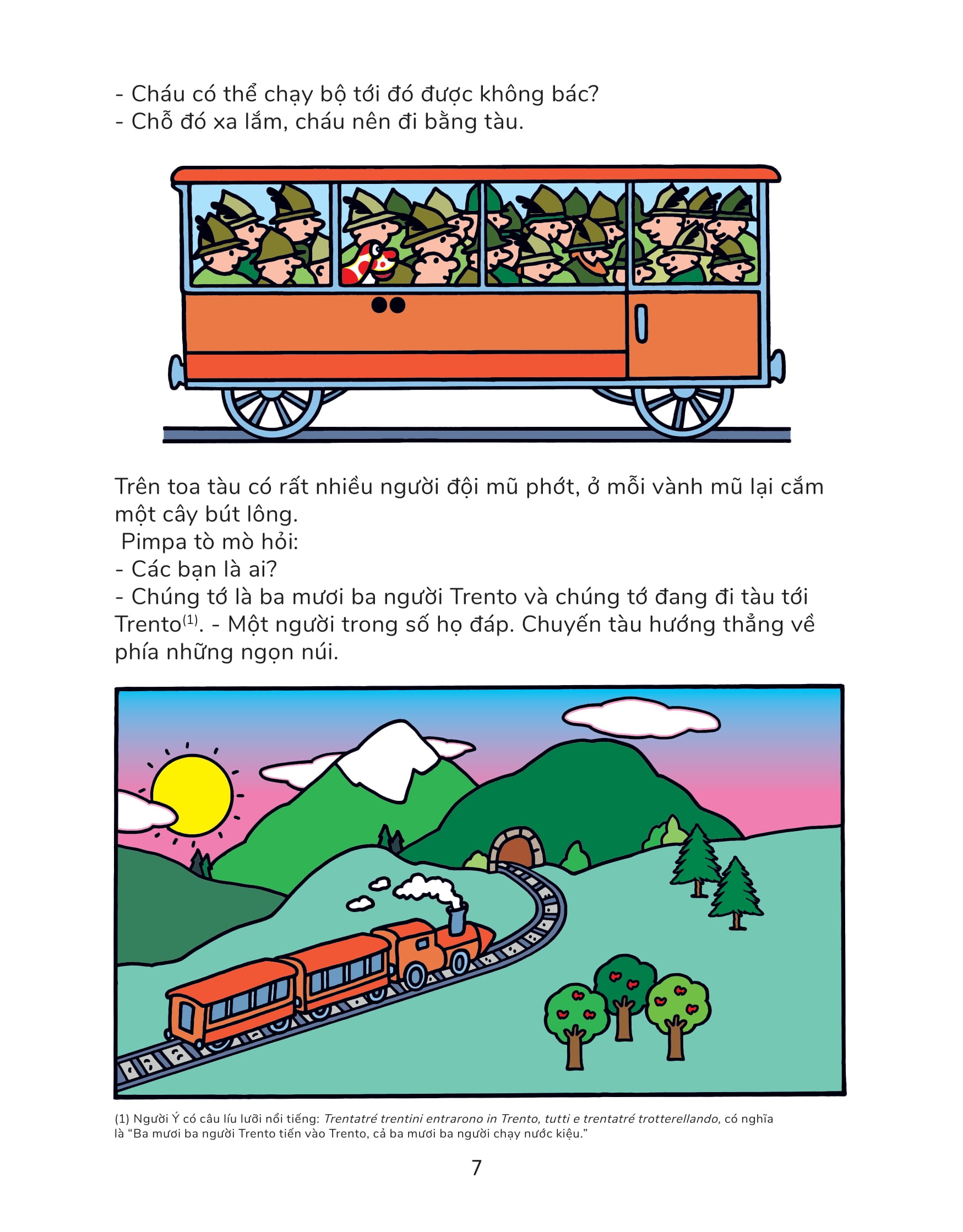 pimpa du ngoạn italia - bìa cứng