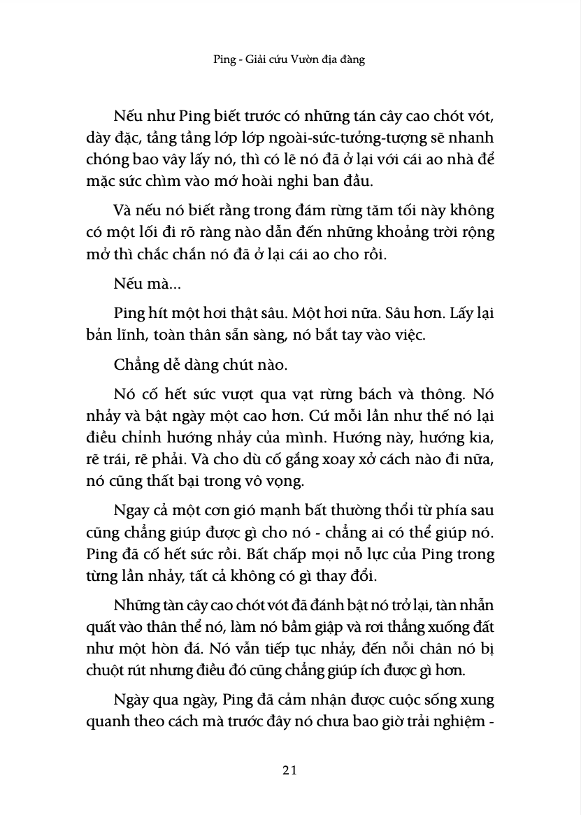 ping - giải cứu vườn địa đàng