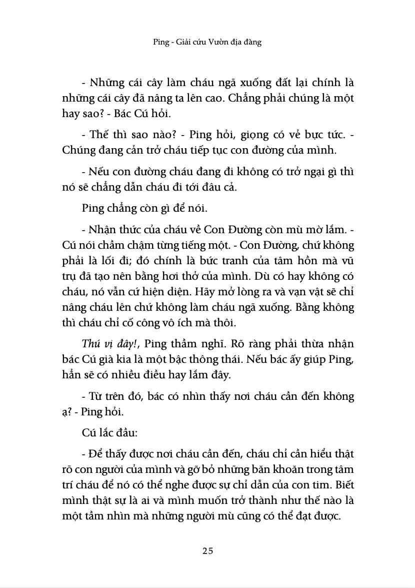 ping - giải cứu vườn địa đàng