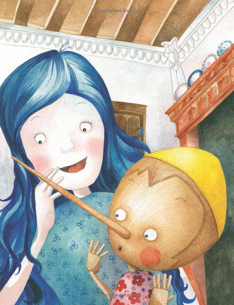 pinocchio illustrated gift book