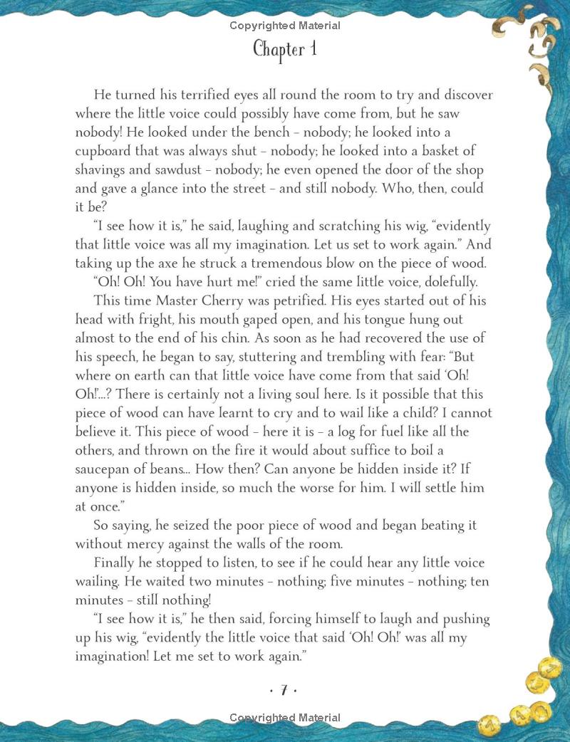 pinocchio illustrated gift book