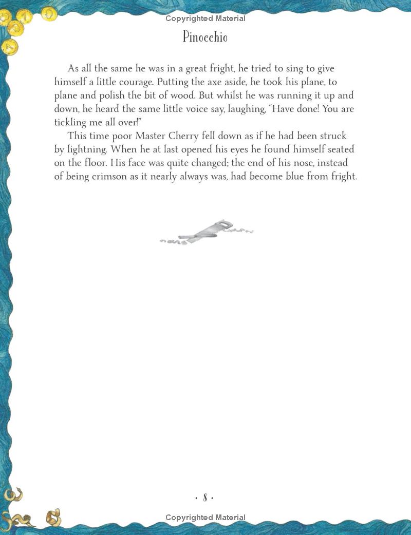 pinocchio illustrated gift book