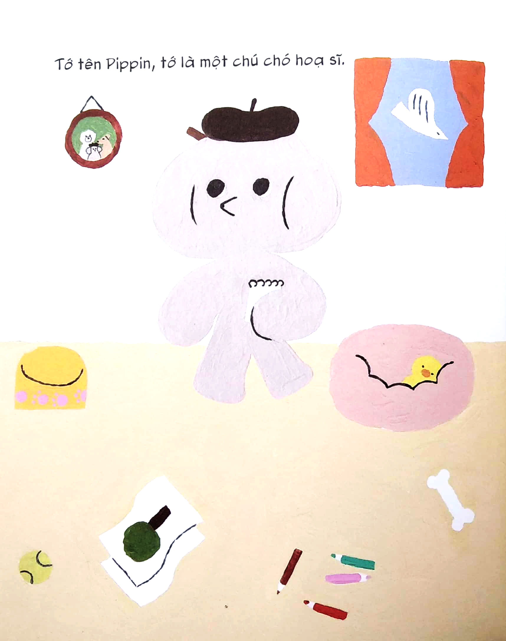 pippin học vễ chân dung