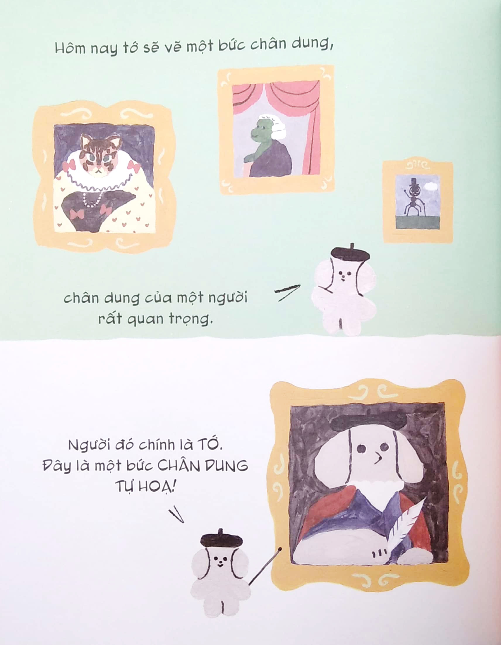 pippin học vễ chân dung