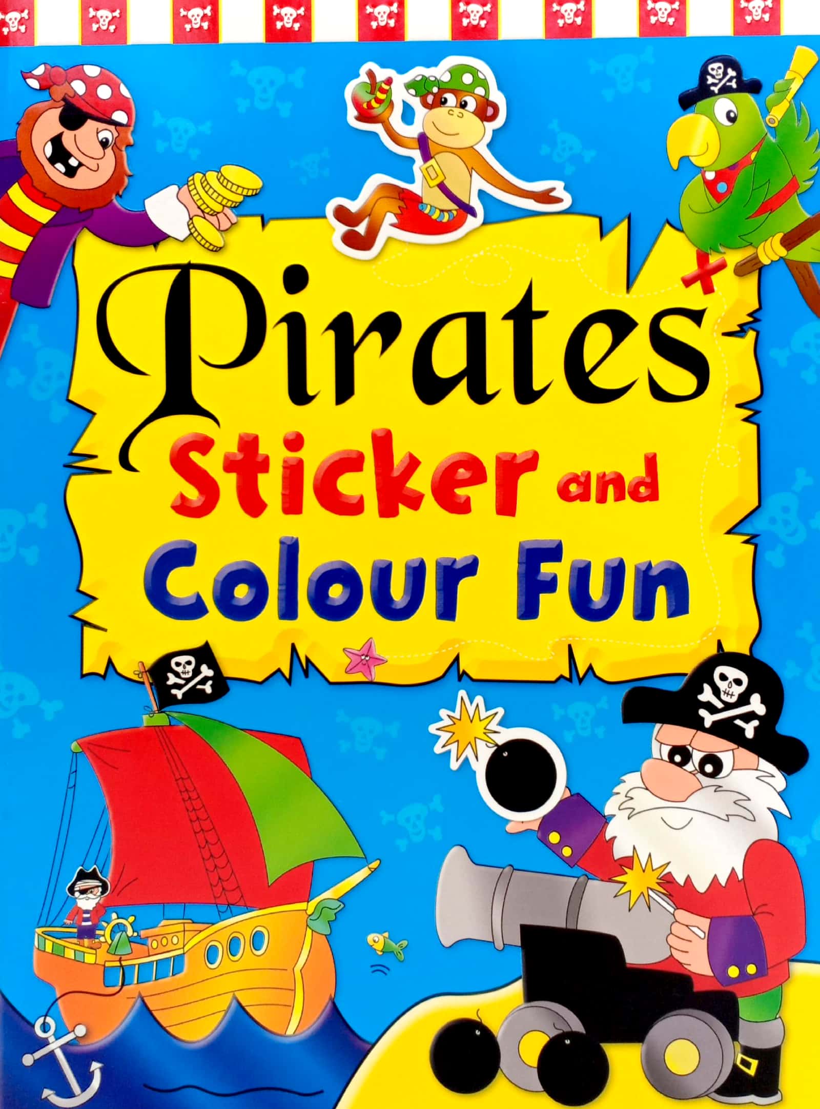 pirates sticker and colour fun 2