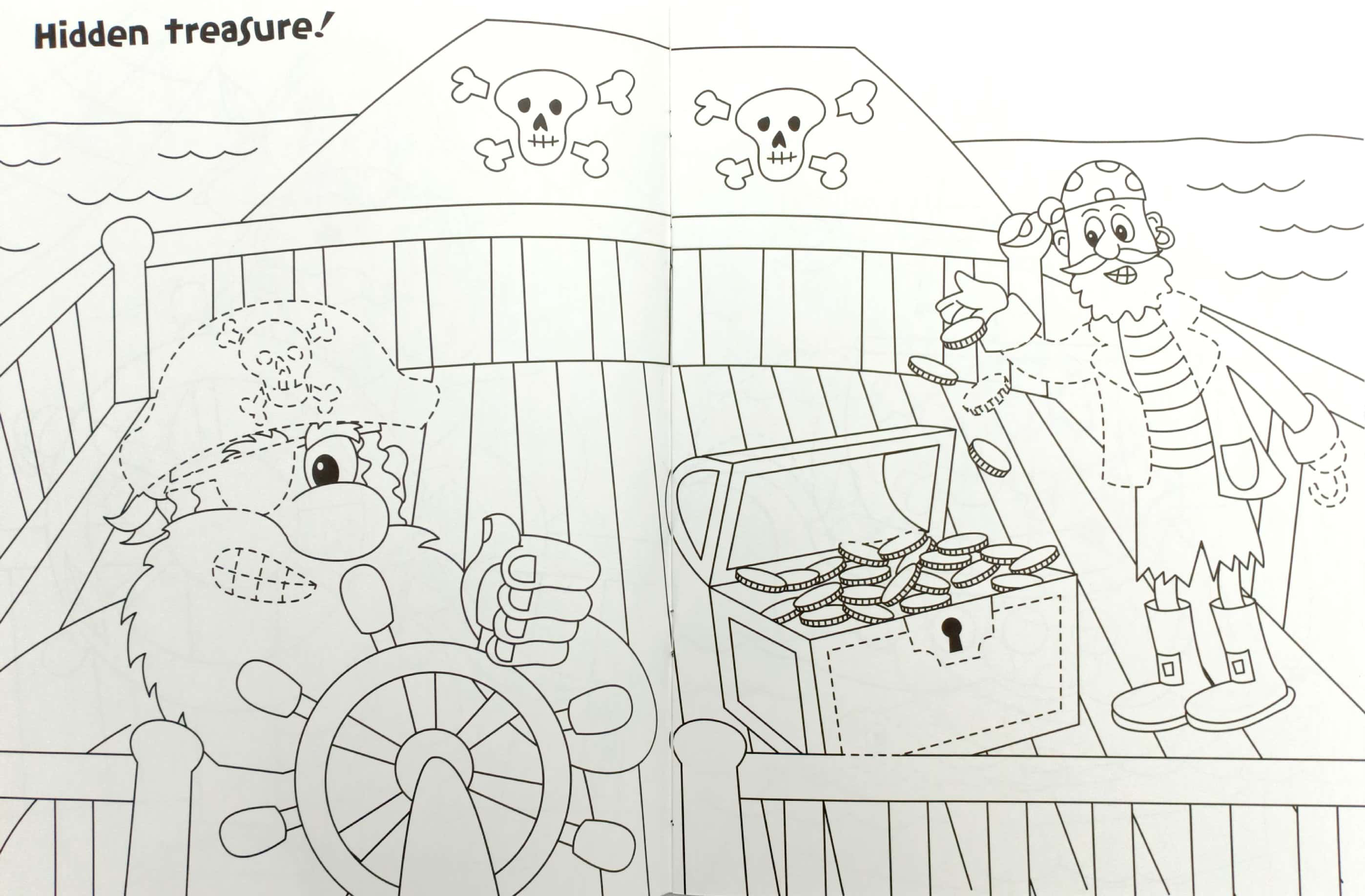 pirates sticker and colour fun 2