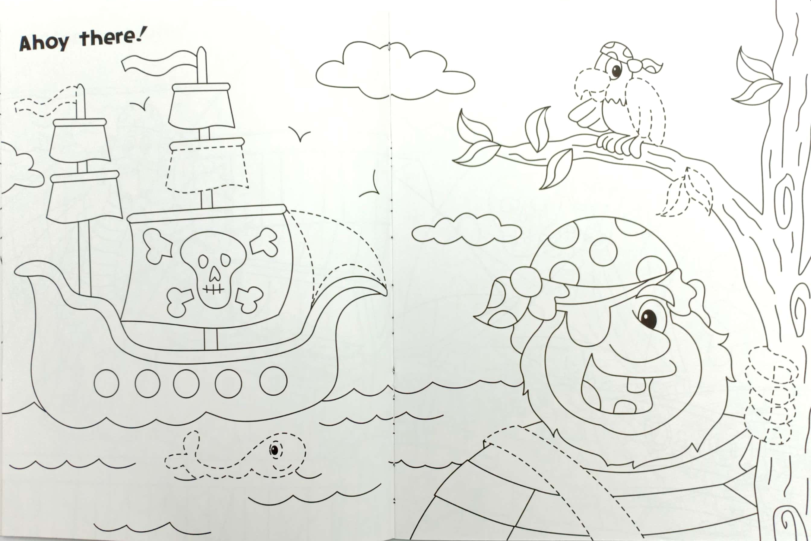 pirates sticker and colour fun 2