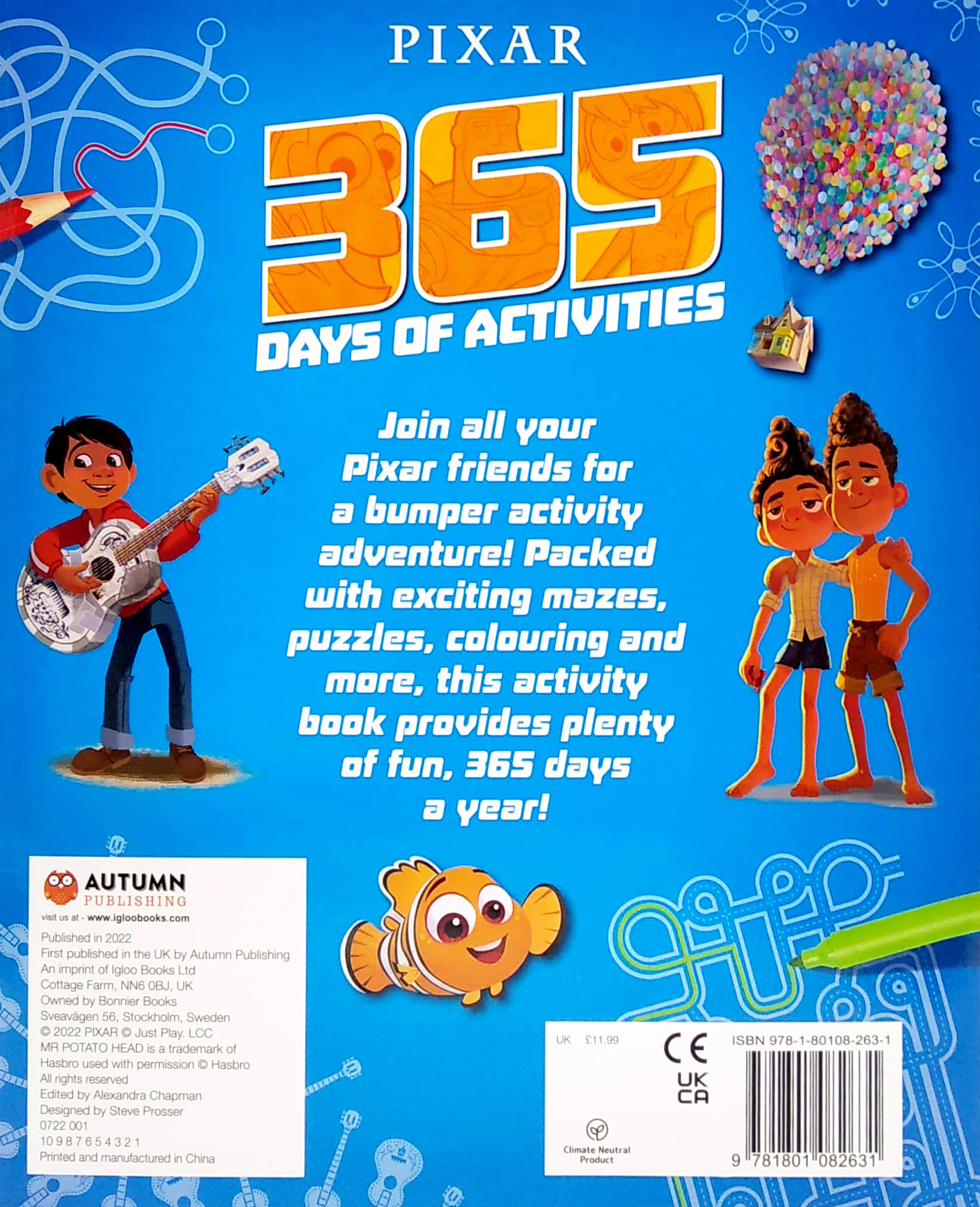 pixar: 365 days of activities