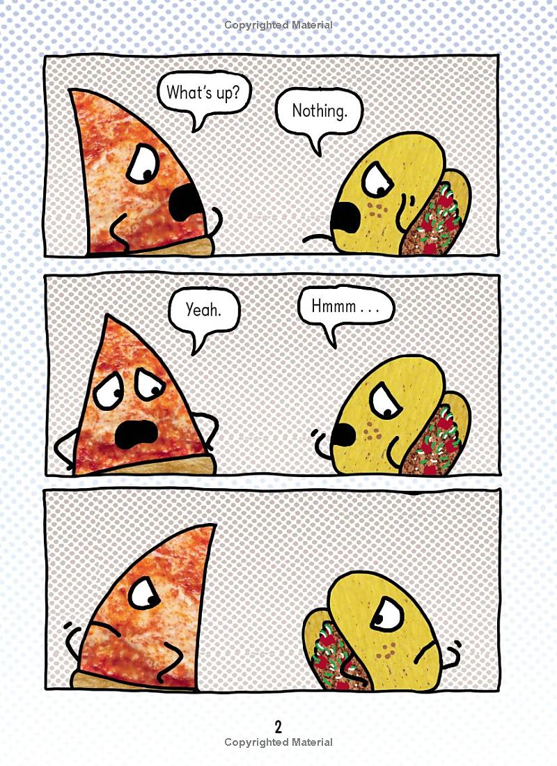 pizza and taco - wrestling mania!