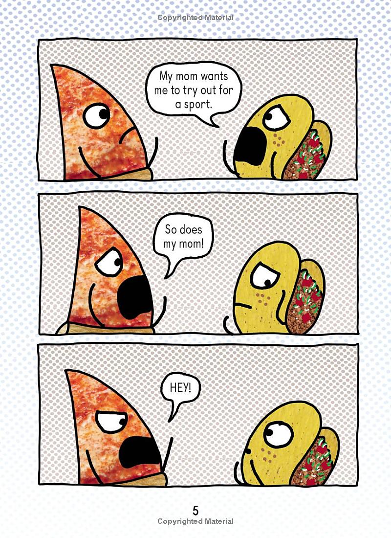 pizza and taco - wrestling mania!