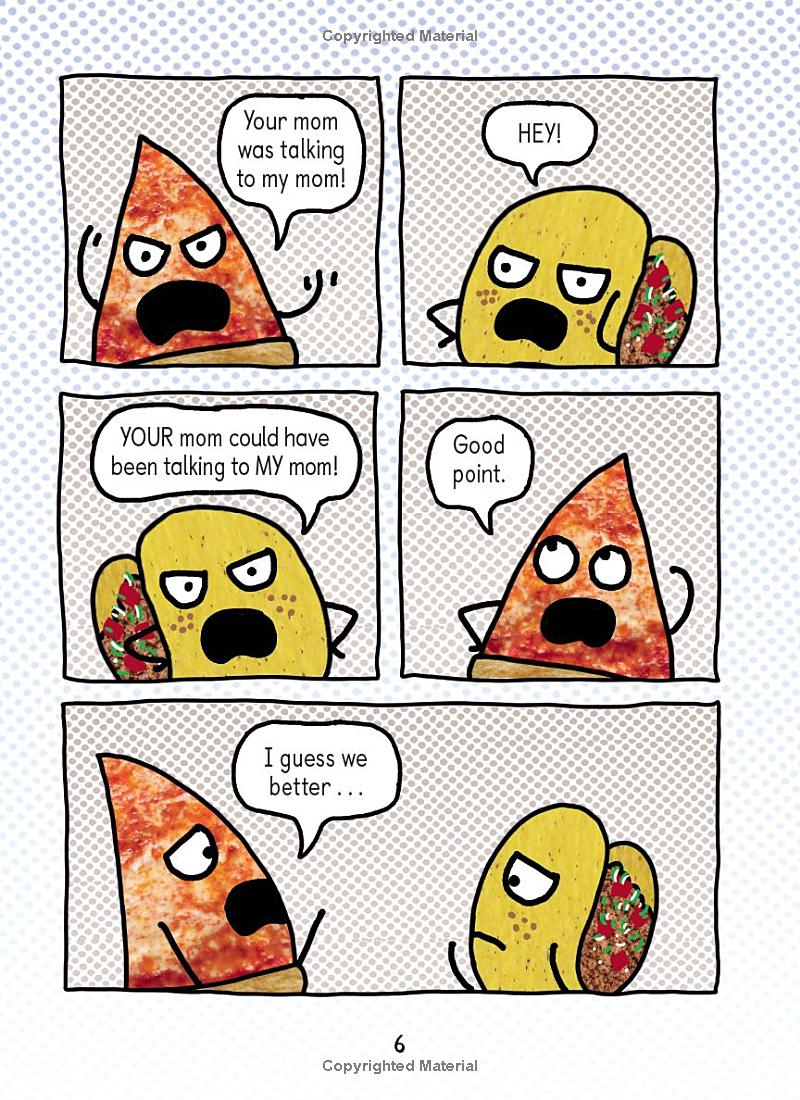 pizza and taco - wrestling mania!